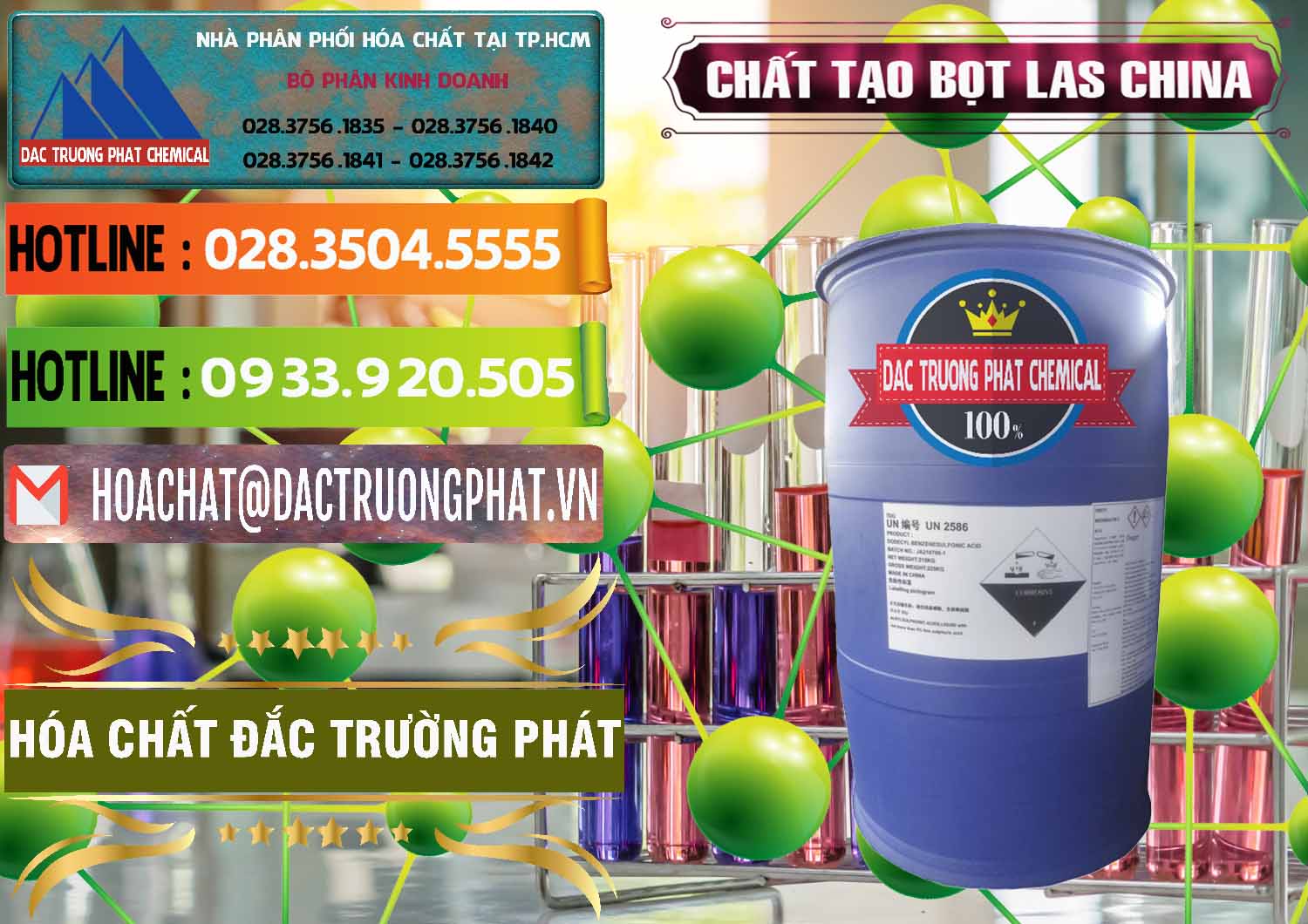 Nơi chuyên nhập khẩu ( bán ) Chất tạo bọt Las Trung Quốc China - 0451 - Nơi chuyên bán & cung cấp hóa chất tại TP.HCM - cungcaphoachat.com.vn