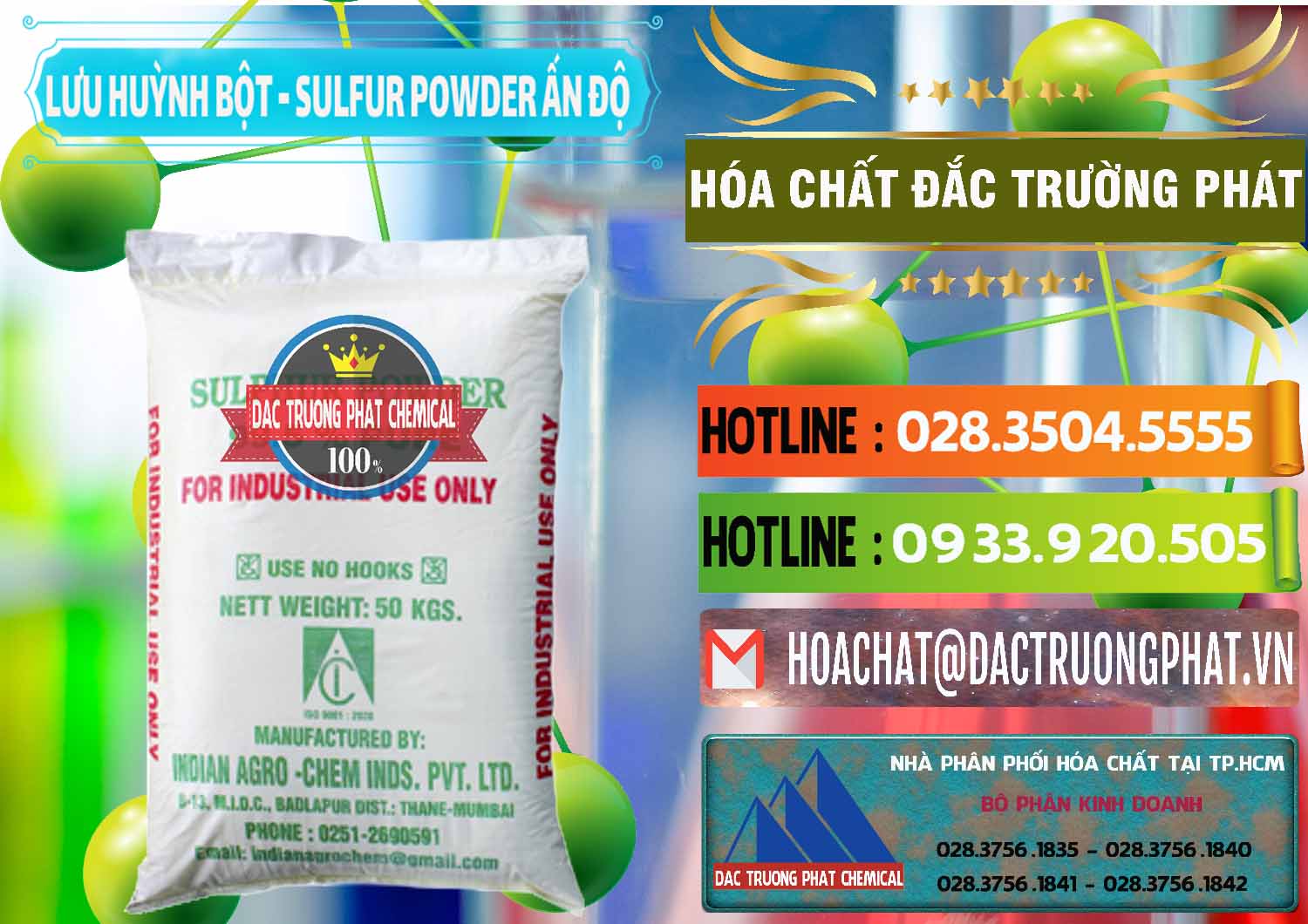 Bán & cung ứng Lưu huỳnh Bột - Sulfur Powder Ấn Độ India - 0347 - Cty cung cấp - nhập khẩu hóa chất tại TP.HCM - cungcaphoachat.com.vn