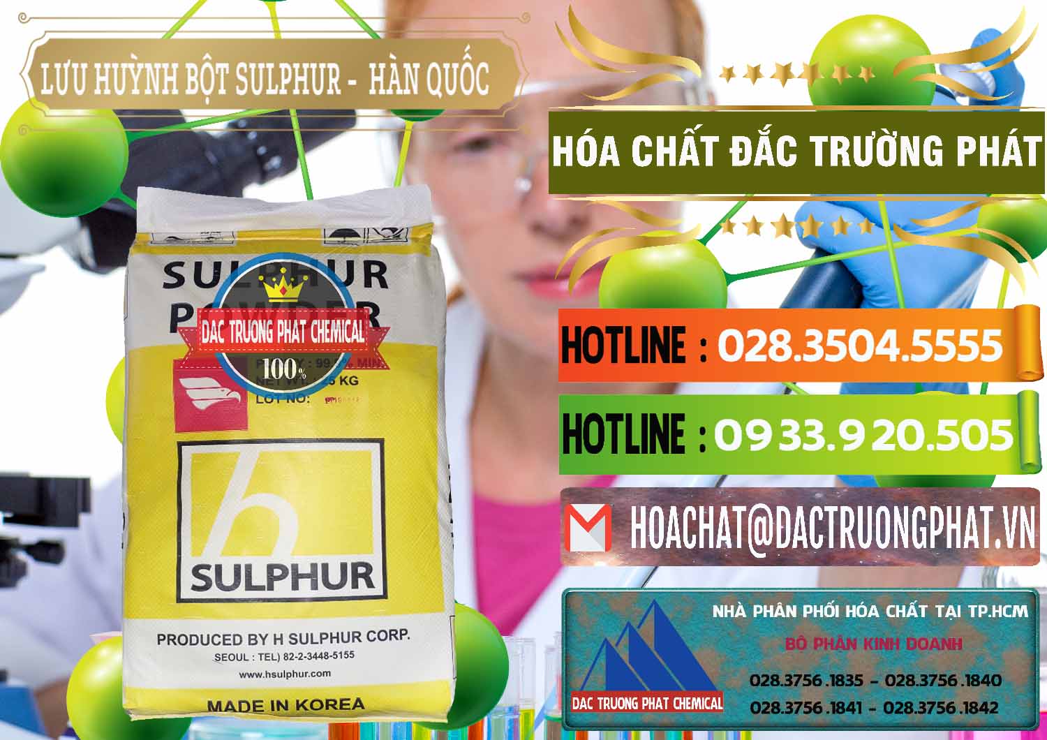 Nơi cung cấp ( bán ) Lưu huỳnh Bột - Sulfur Powder ( H Sulfur ) Hàn Quốc Korea - 0199 - Nơi bán và cung cấp hóa chất tại TP.HCM - cungcaphoachat.com.vn