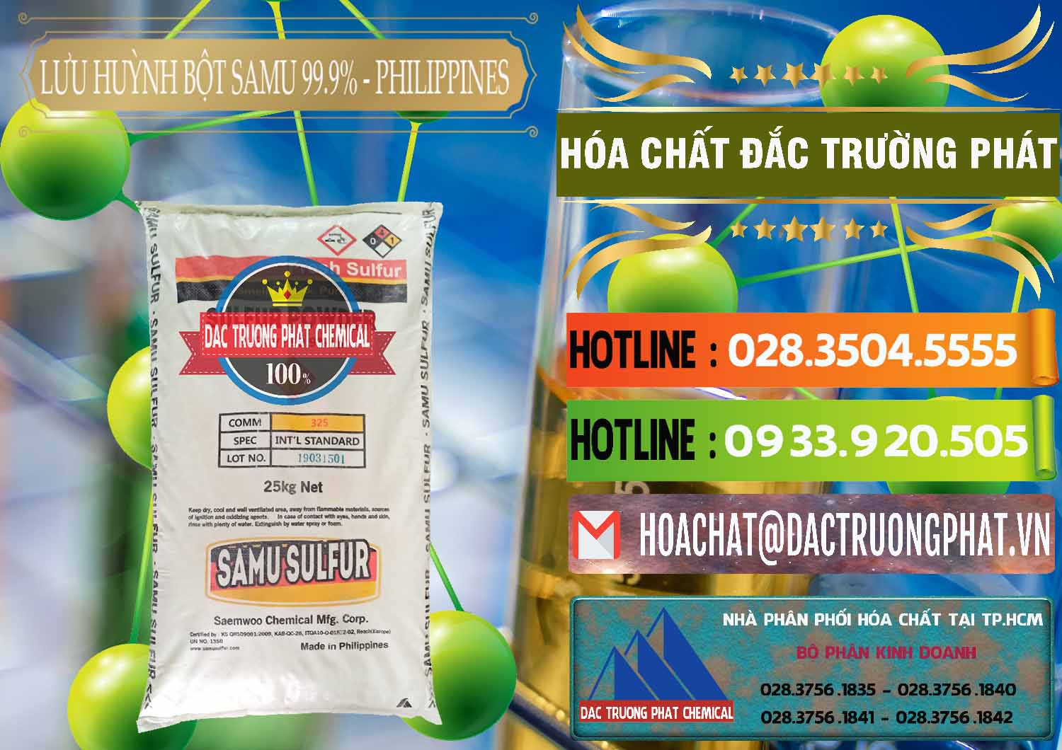 Nơi bán & cung ứng Lưu huỳnh Bột - Sulfur Powder Samu Philippines - 0201 - Công ty chuyên bán _ cung cấp hóa chất tại TP.HCM - cungcaphoachat.com.vn