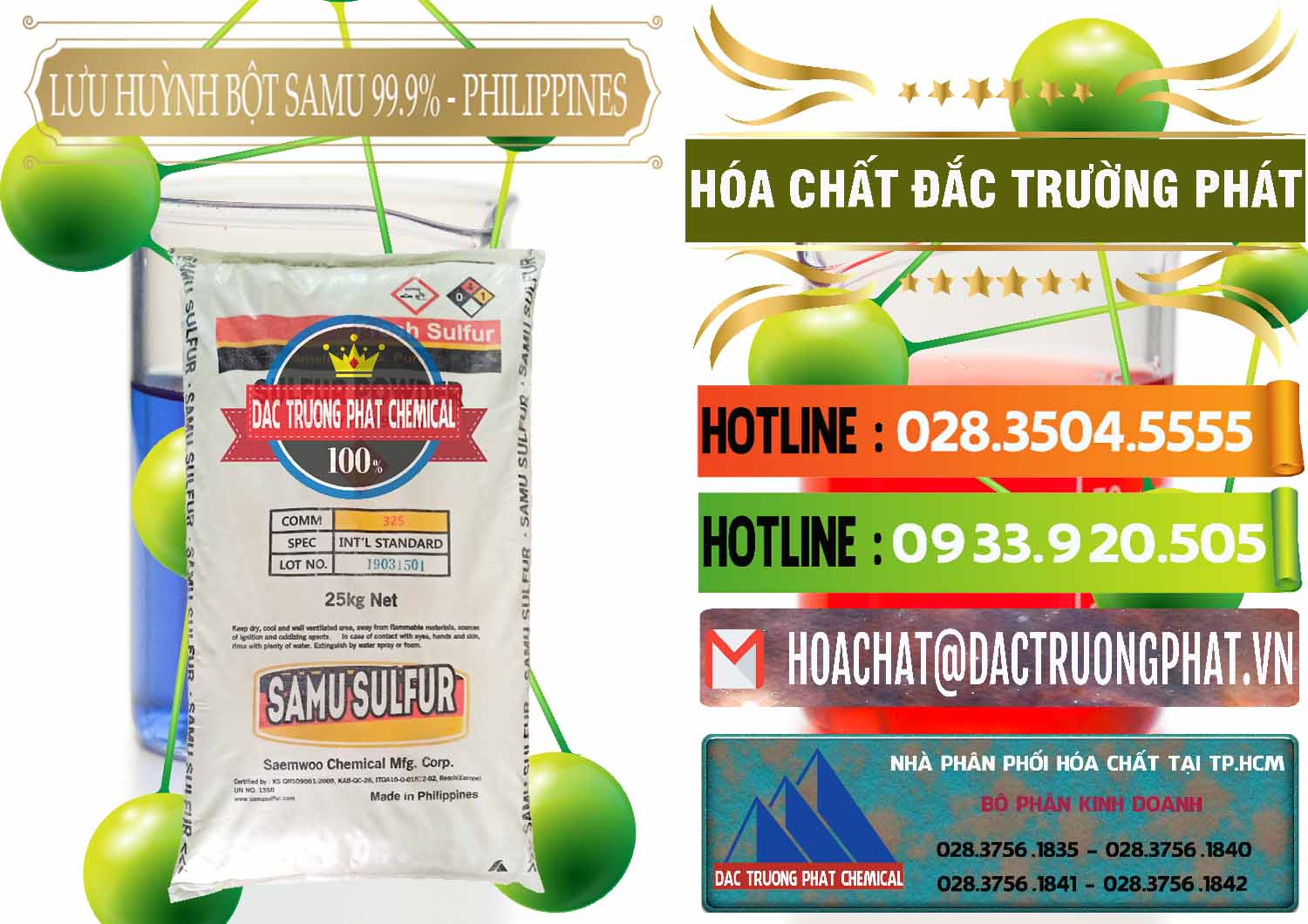 Công ty bán và cung cấp Lưu huỳnh Bột - Sulfur Powder Samu Philippines - 0201 - Nơi phân phối _ cung cấp hóa chất tại TP.HCM - cungcaphoachat.com.vn