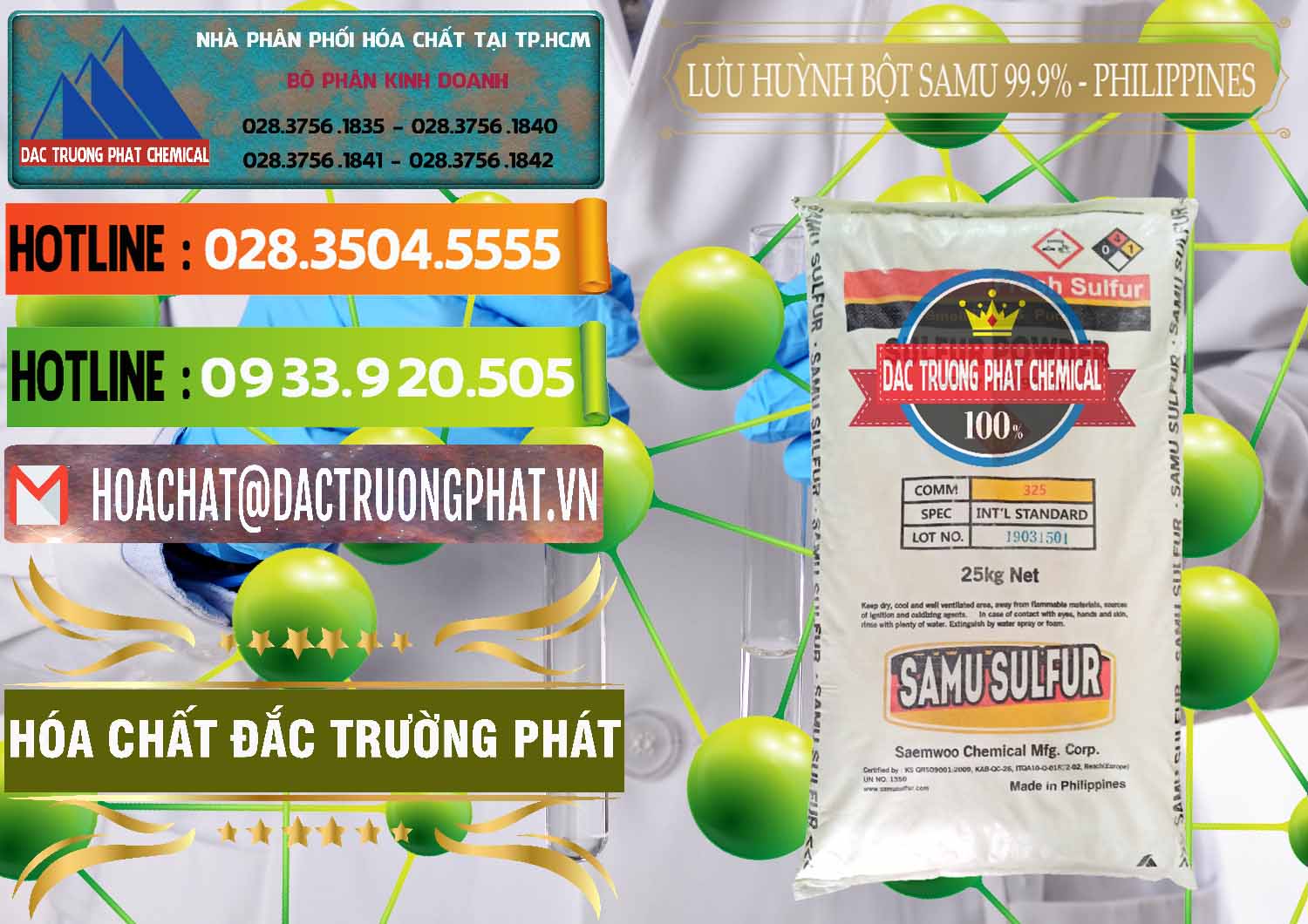 Công ty chuyên bán và cung cấp Lưu huỳnh Bột - Sulfur Powder Samu Philippines - 0201 - Nhà nhập khẩu - phân phối hóa chất tại TP.HCM - cungcaphoachat.com.vn