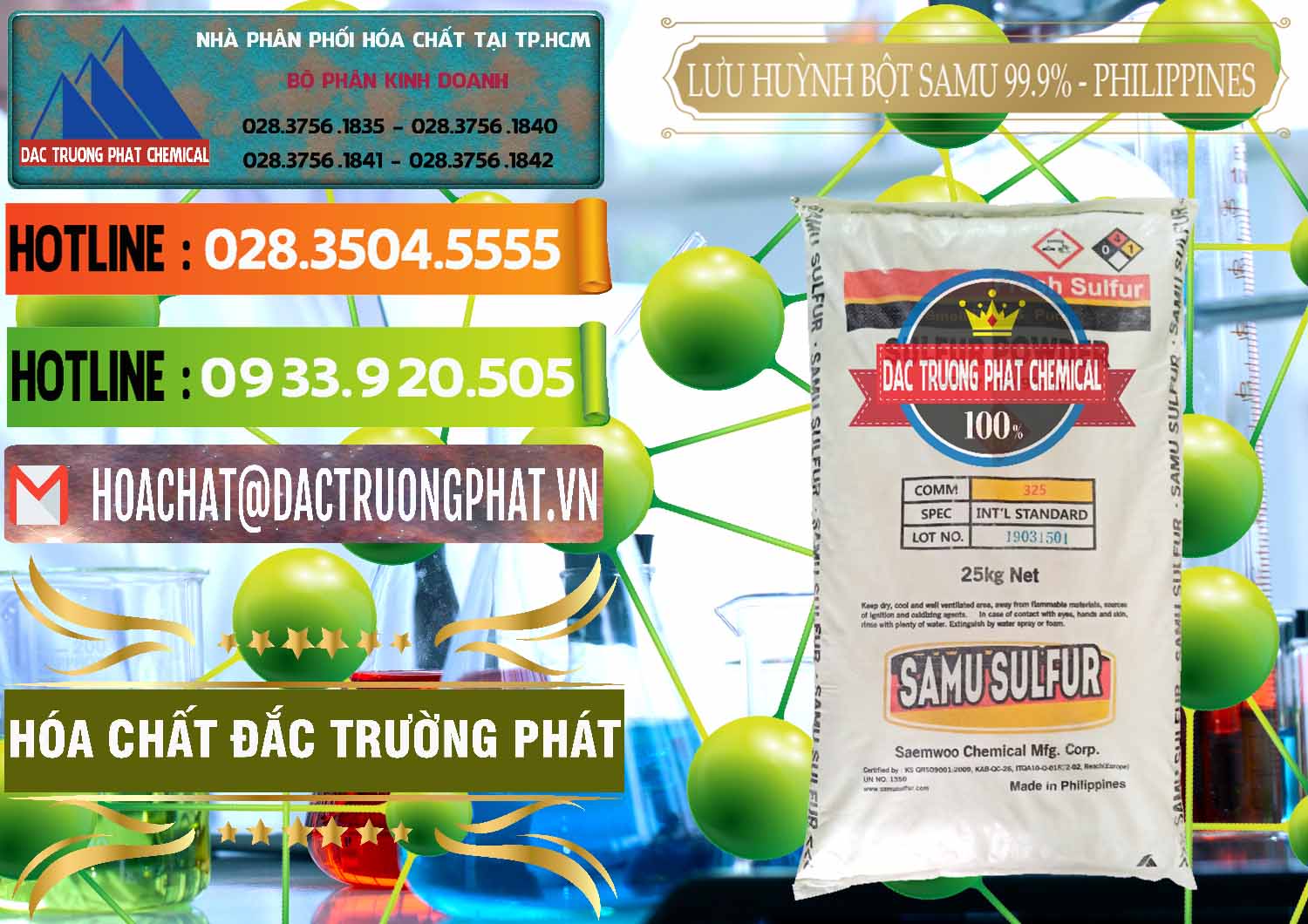 Chuyên kinh doanh và bán Lưu huỳnh Bột - Sulfur Powder Samu Philippines - 0201 - Công ty chuyên cung ứng và phân phối hóa chất tại TP.HCM - cungcaphoachat.com.vn