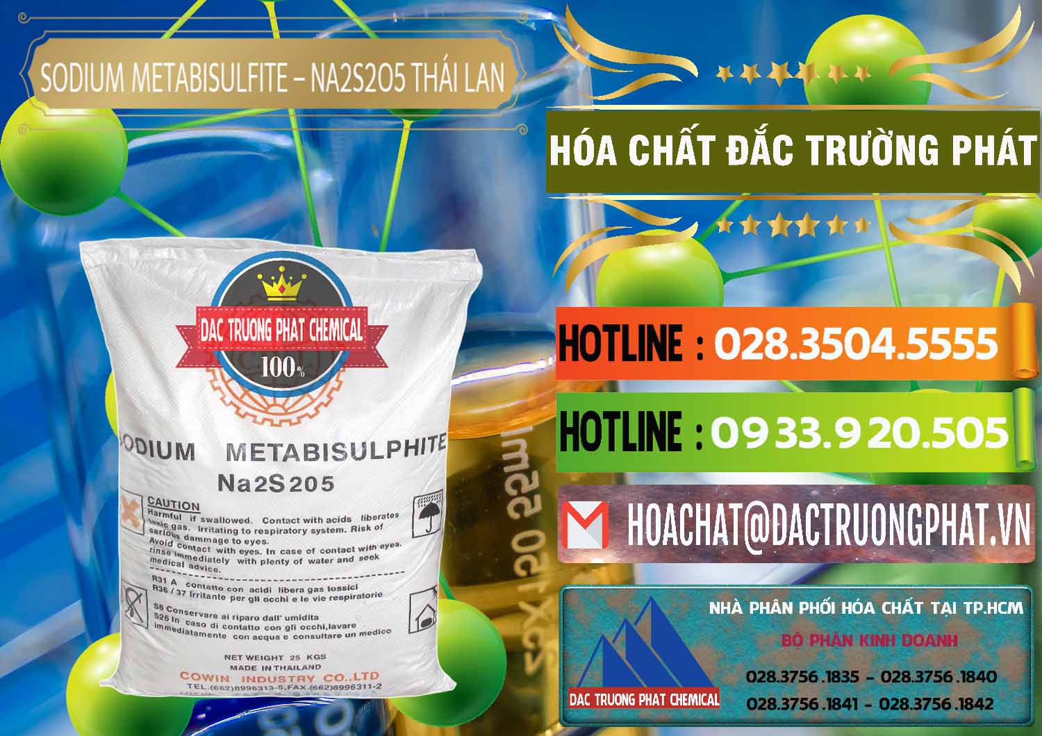 Đơn vị bán & cung ứng Sodium Metabisulfite - NA2S2O5 Thái Lan Cowin - 0145 - Bán _ phân phối hóa chất tại TP.HCM - cungcaphoachat.com.vn
