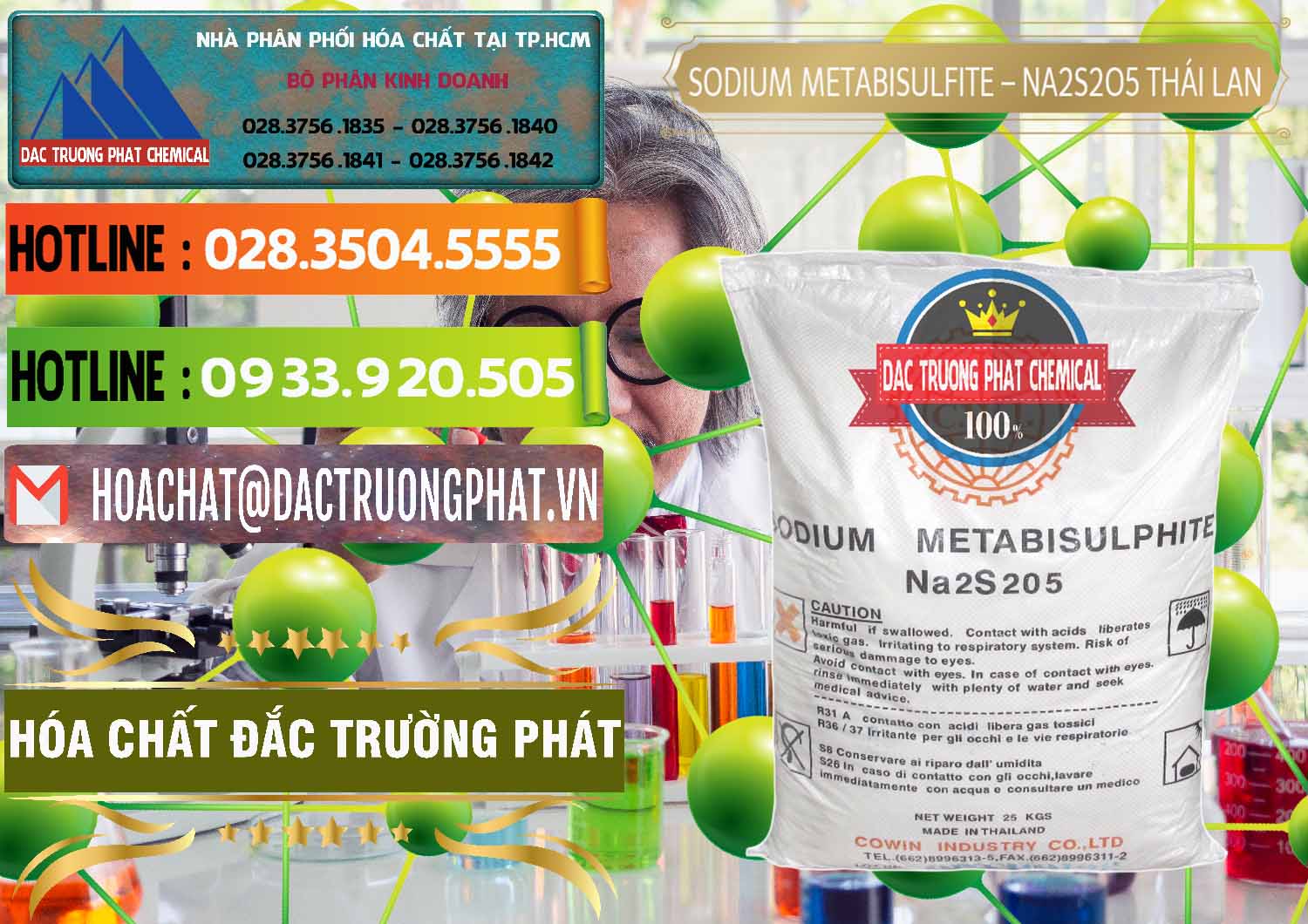 Công ty chuyên phân phối và bán Sodium Metabisulfite - NA2S2O5 Thái Lan Cowin - 0145 - Công ty chuyên nhập khẩu - phân phối hóa chất tại TP.HCM - cungcaphoachat.com.vn