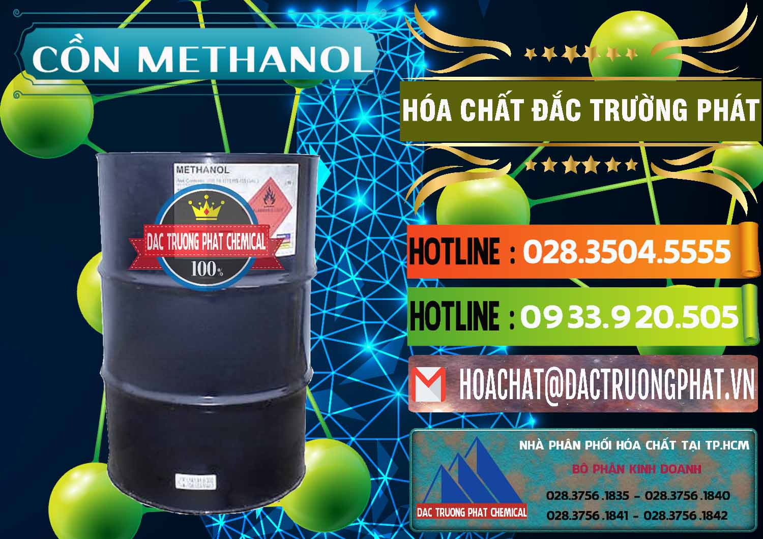 Công ty chuyên cung ứng - bán Cồn Methanol - Methyl Alcohol Mã Lai Malaysia - 0331 - Đơn vị phân phối ( bán ) hóa chất tại TP.HCM - cungcaphoachat.com.vn