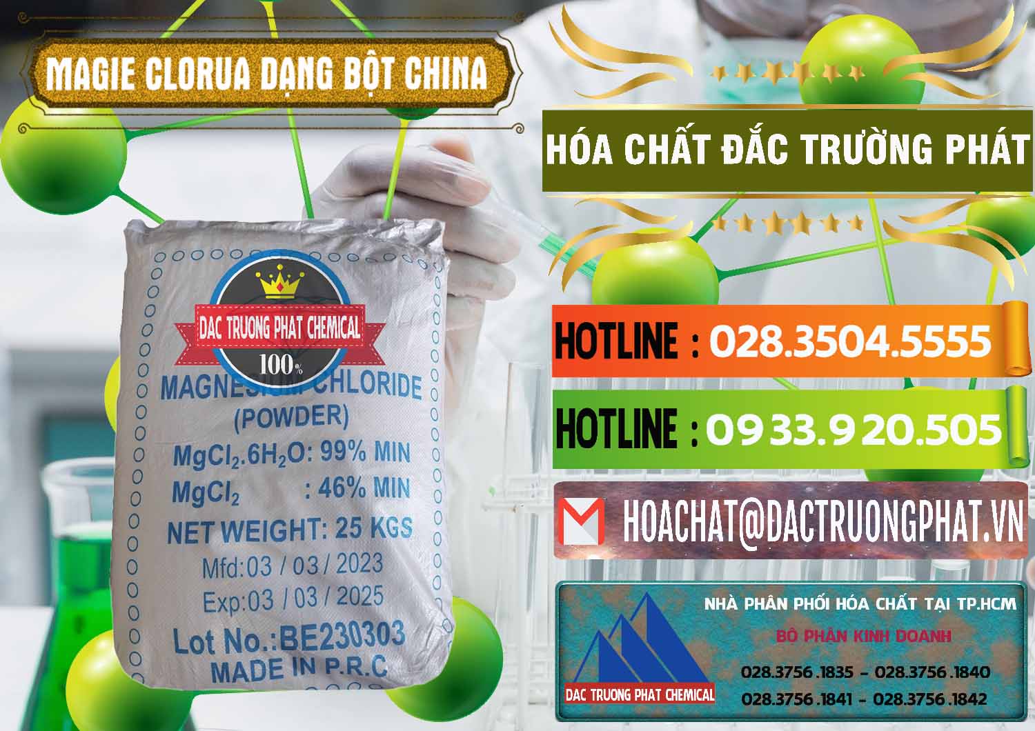 Nơi cung cấp _ bán Magie Clorua – MGCL2 96% Dạng Bột Logo Kim Cương Trung Quốc China - 0387 - Đơn vị kinh doanh và cung cấp hóa chất tại TP.HCM - cungcaphoachat.com.vn