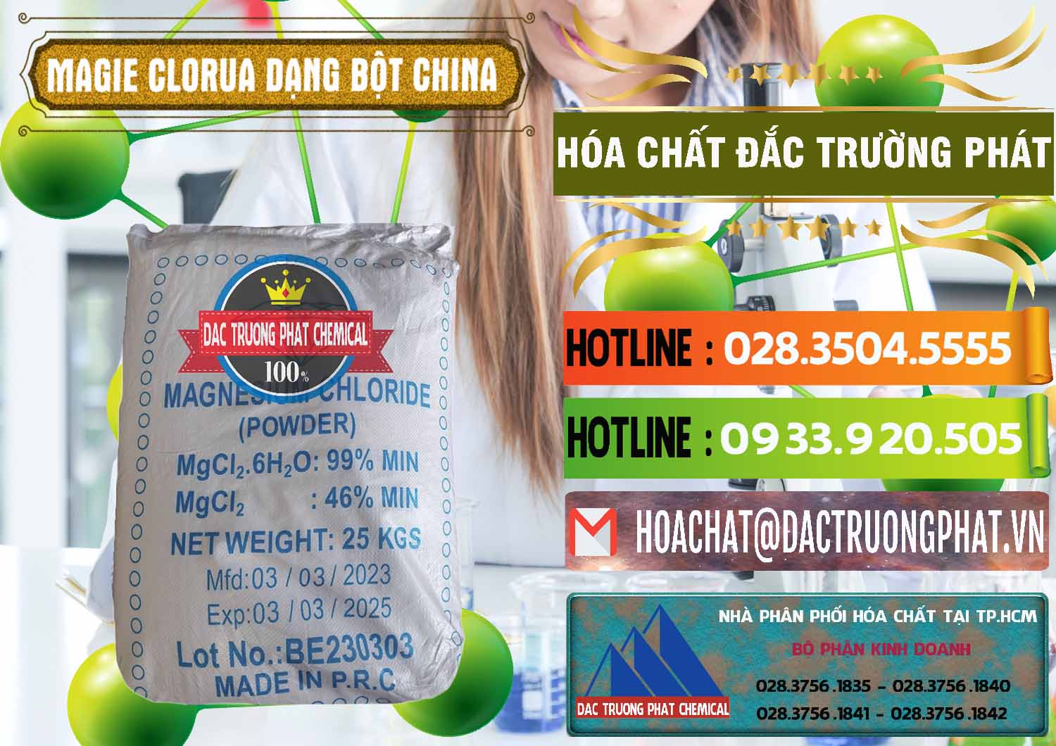 Đơn vị chuyên cung ứng _ bán Magie Clorua – MGCL2 96% Dạng Bột Logo Kim Cương Trung Quốc China - 0387 - Cty chuyên kinh doanh - cung cấp hóa chất tại TP.HCM - cungcaphoachat.com.vn