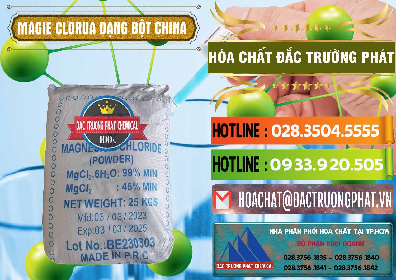 Công ty phân phối và bán Magie Clorua – MGCL2 96% Dạng Bột Logo Kim Cương Trung Quốc China - 0387 - Nơi chuyên phân phối và kinh doanh hóa chất tại TP.HCM - cungcaphoachat.com.vn