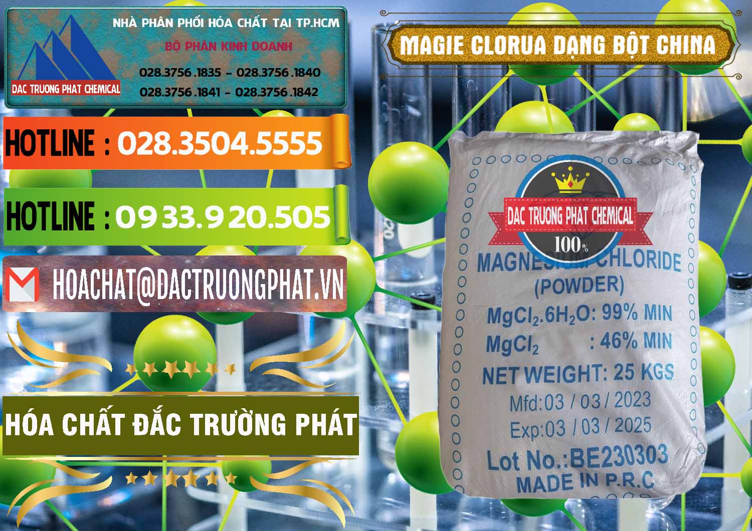 Chuyên nhập khẩu _ bán Magie Clorua – MGCL2 96% Dạng Bột Logo Kim Cương Trung Quốc China - 0387 - Nhà cung cấp ( kinh doanh ) hóa chất tại TP.HCM - cungcaphoachat.com.vn