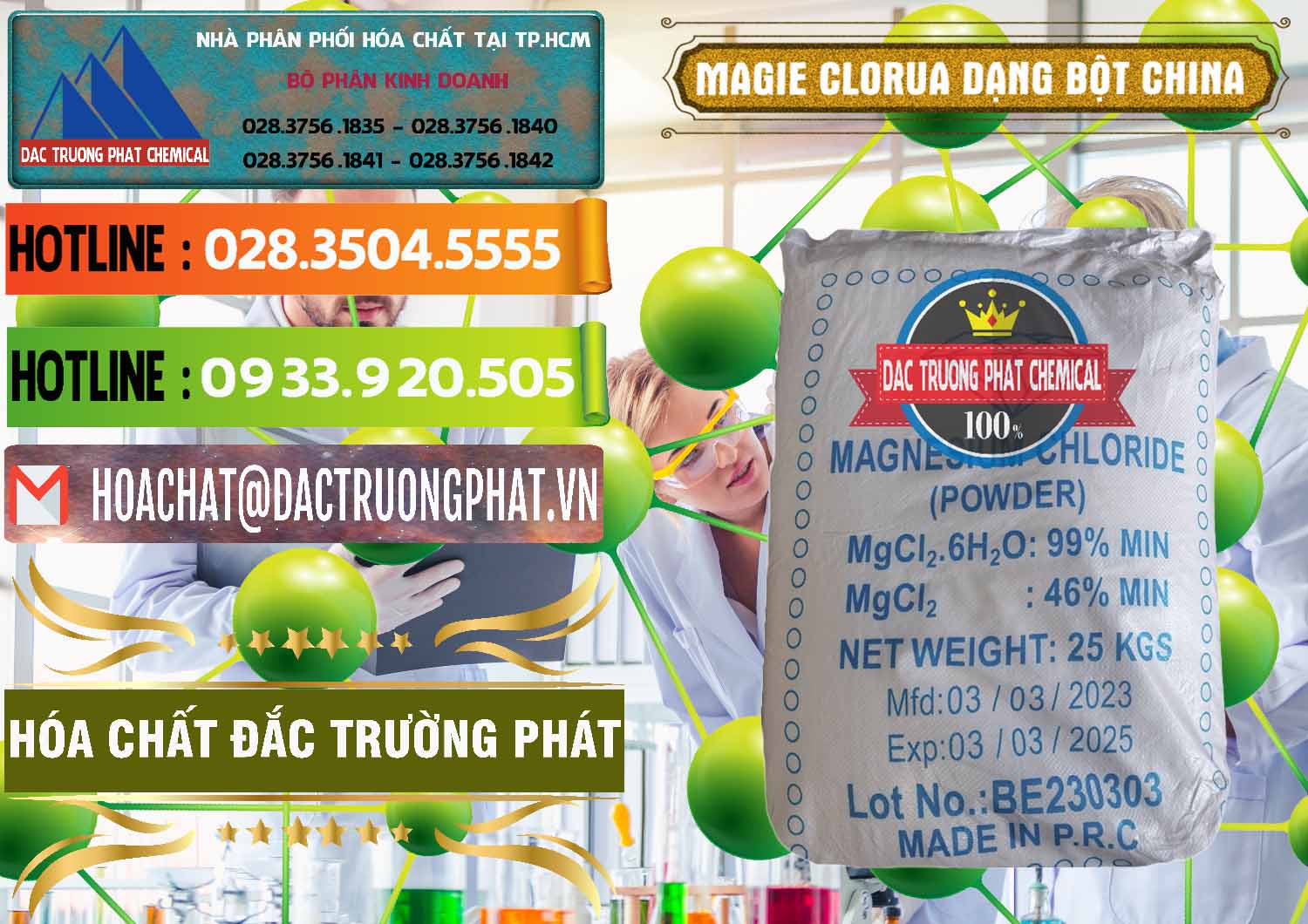 Công ty chuyên bán _ phân phối Magie Clorua – MGCL2 96% Dạng Bột Logo Kim Cương Trung Quốc China - 0387 - Đơn vị chuyên kinh doanh _ cung cấp hóa chất tại TP.HCM - cungcaphoachat.com.vn