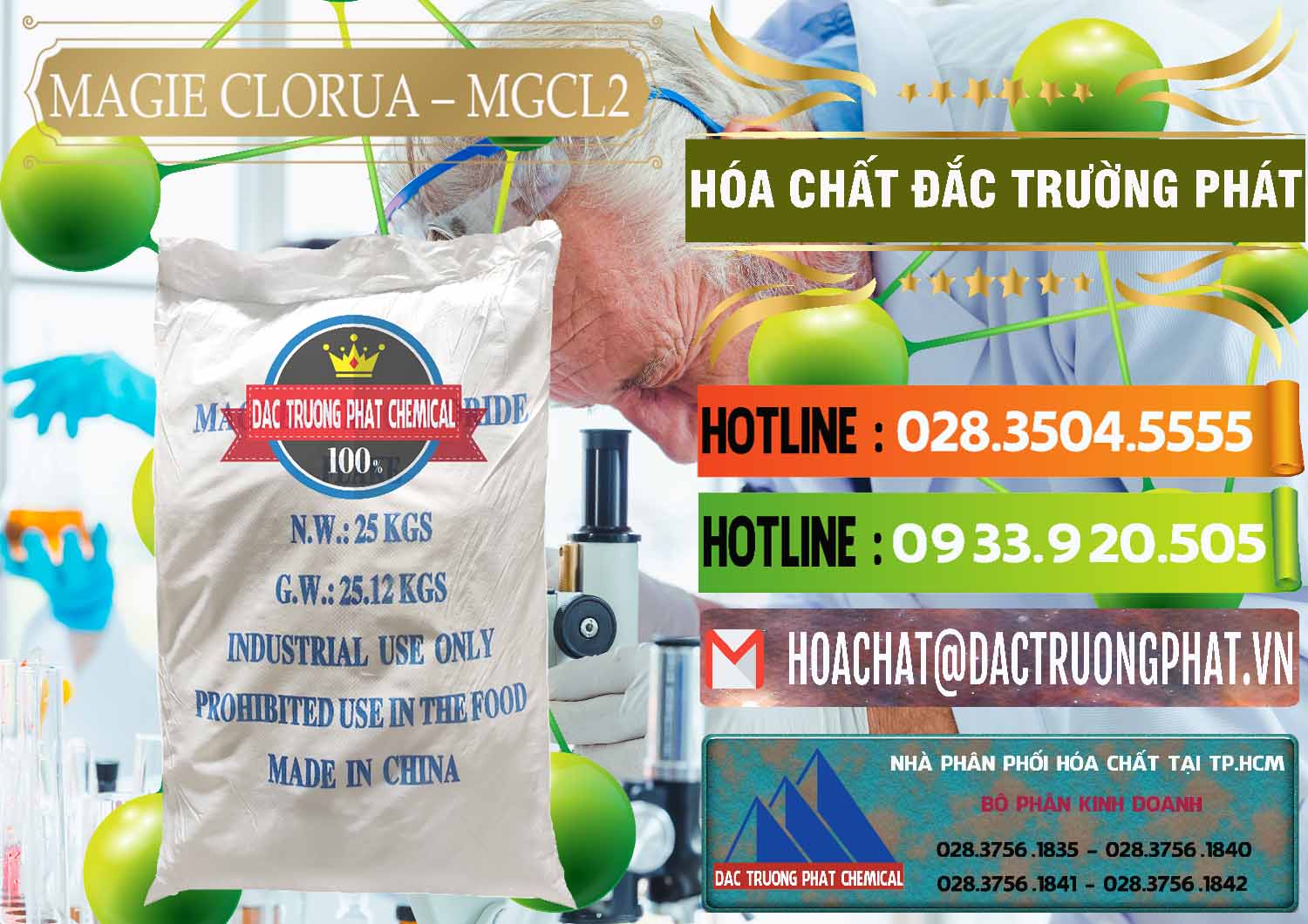 Đơn vị bán ( cung ứng ) Magie Clorua – MGCL2 96% Dạng Vảy Trung Quốc China - 0091 - Cung cấp & phân phối hóa chất tại TP.HCM - cungcaphoachat.com.vn
