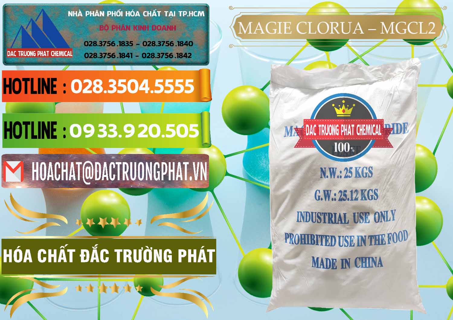 Chuyên bán _ cung cấp Magie Clorua – MGCL2 96% Dạng Vảy Trung Quốc China - 0091 - Công ty phân phối và bán hóa chất tại TP.HCM - cungcaphoachat.com.vn