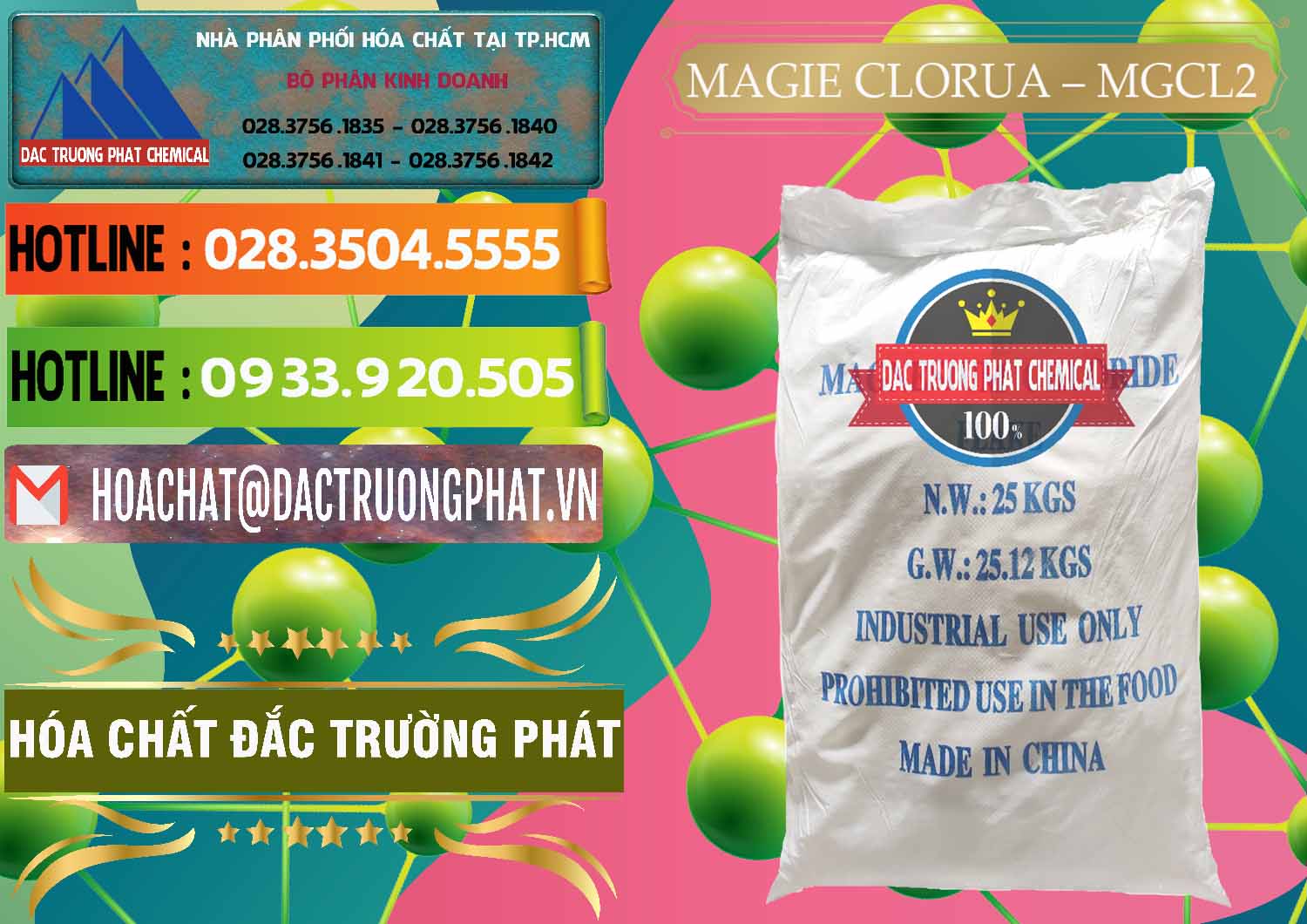 Cty nhập khẩu ( bán ) Magie Clorua – MGCL2 96% Dạng Vảy Trung Quốc China - 0091 - Nơi phân phối - cung cấp hóa chất tại TP.HCM - cungcaphoachat.com.vn