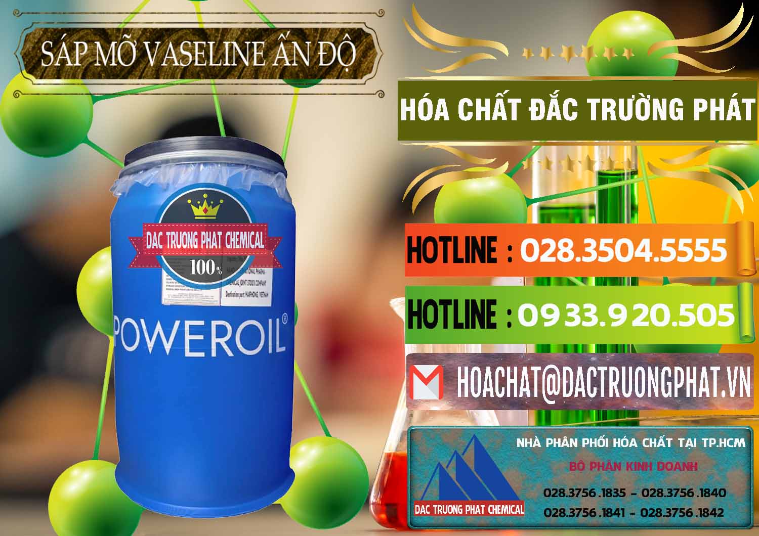 Nơi chuyên phân phối và bán Sáp Mỡ Vaseline Ấn Độ India - 0372 - Chuyên bán - cung cấp hóa chất tại TP.HCM - cungcaphoachat.com.vn