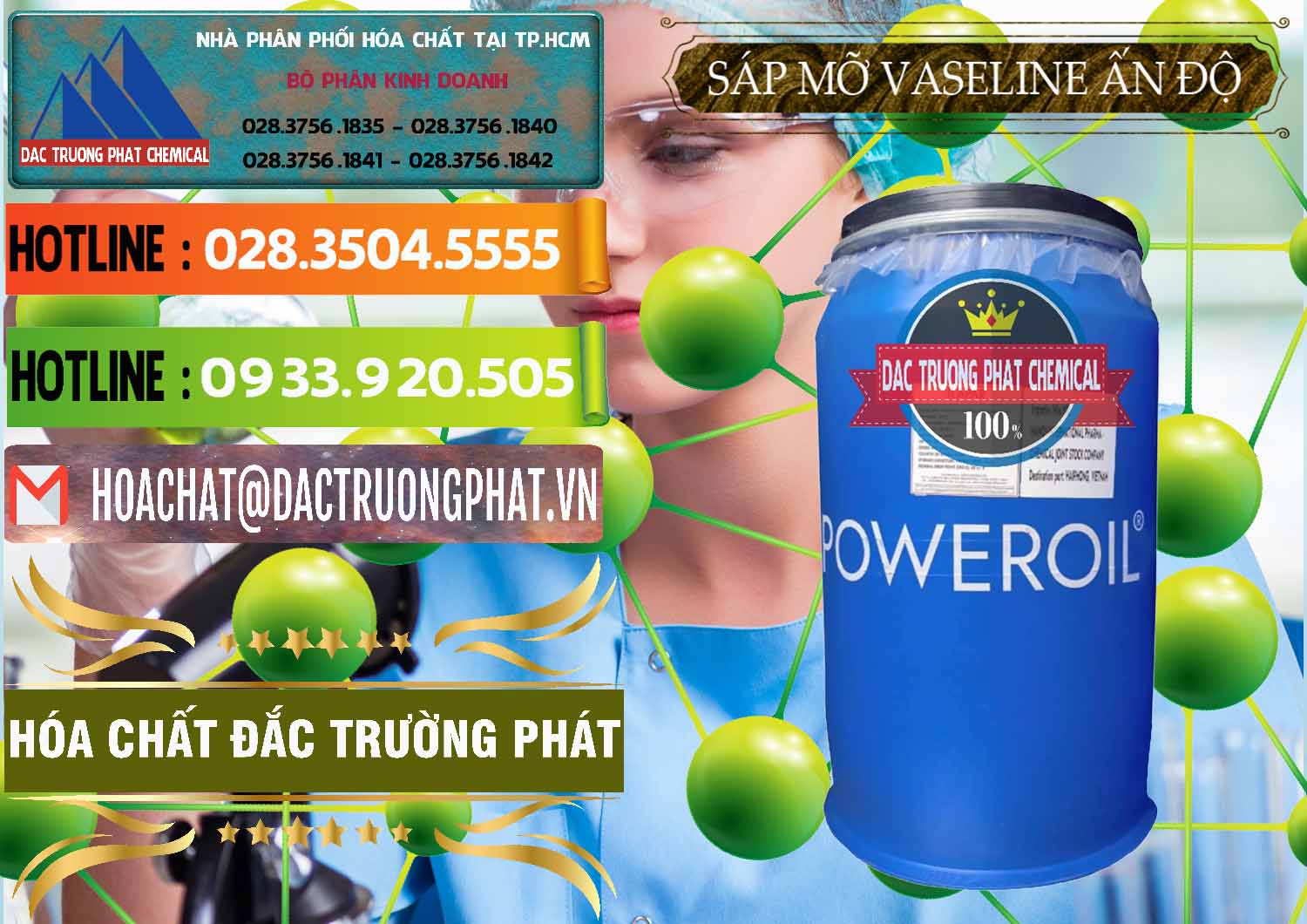 Phân phối và bán Sáp Mỡ Vaseline Ấn Độ India - 0372 - Nơi chuyên phân phối - bán hóa chất tại TP.HCM - cungcaphoachat.com.vn
