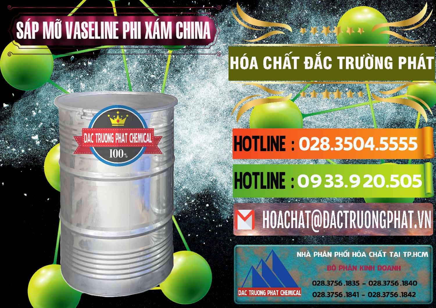 Công ty cung cấp ( bán ) Sáp Mỡ Vaseline Phi Xám Trung Quốc China - 0291 - Đơn vị cung cấp & phân phối hóa chất tại TP.HCM - cungcaphoachat.com.vn