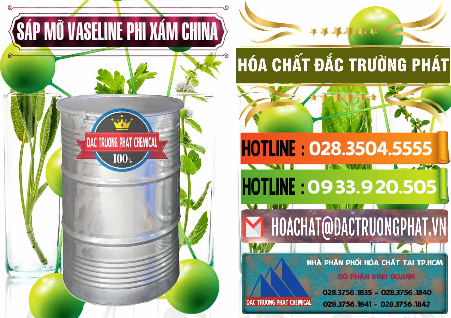 Chuyên kinh doanh và bán Sáp Mỡ Vaseline Phi Xám Trung Quốc China - 0291 - Cty chuyên cung cấp và kinh doanh hóa chất tại TP.HCM - cungcaphoachat.com.vn