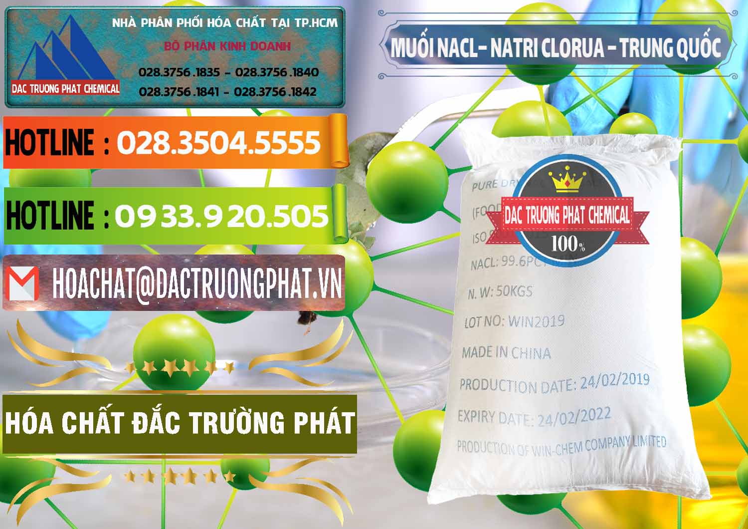 Nhà nhập khẩu & bán Muối NaCL – Sodium Chloride Trung Quốc China - 0097 - Nơi cung cấp - bán hóa chất tại TP.HCM - cungcaphoachat.com.vn