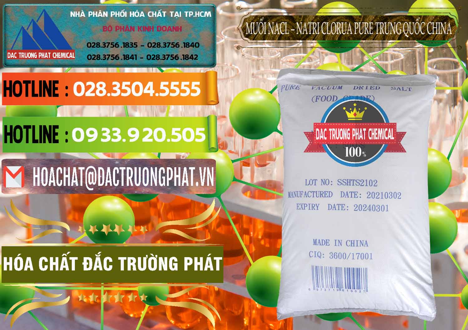 Chuyên bán _ phân phối Muối NaCL – Sodium Chloride Pure Trung Quốc China - 0230 - Công ty chuyên phân phối & nhập khẩu hóa chất tại TP.HCM - cungcaphoachat.com.vn