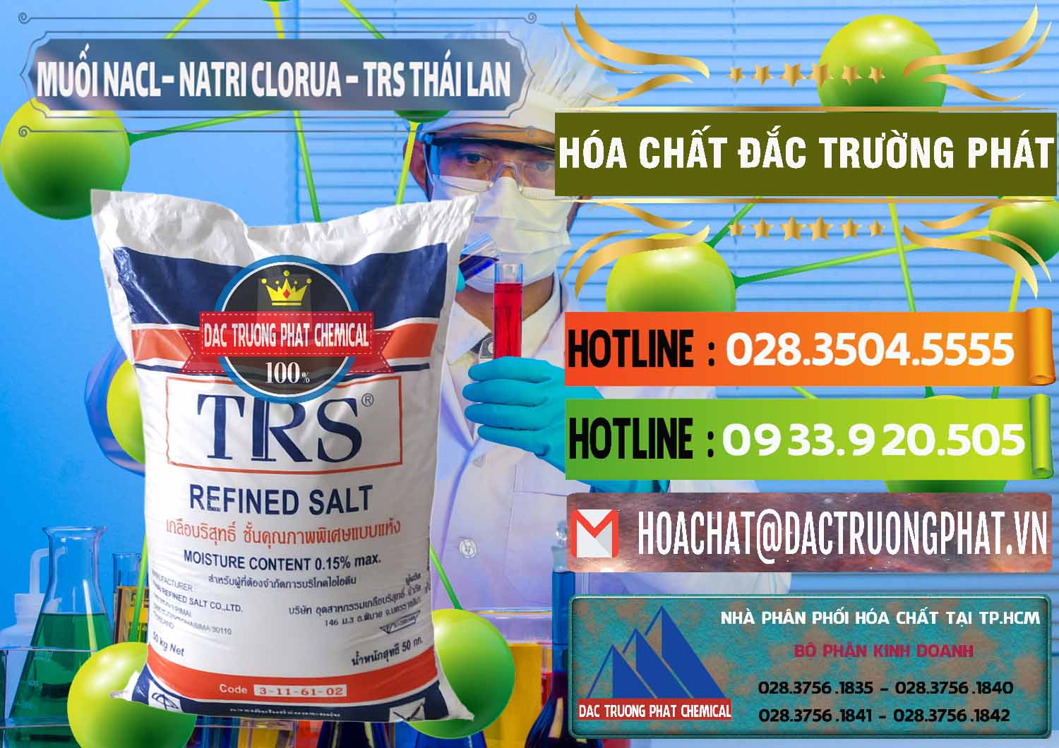 Nơi bán ( cung ứng ) Muối NaCL – Sodium Chloride TRS Thái Lan - 0096 - Nơi phân phối _ nhập khẩu hóa chất tại TP.HCM - cungcaphoachat.com.vn