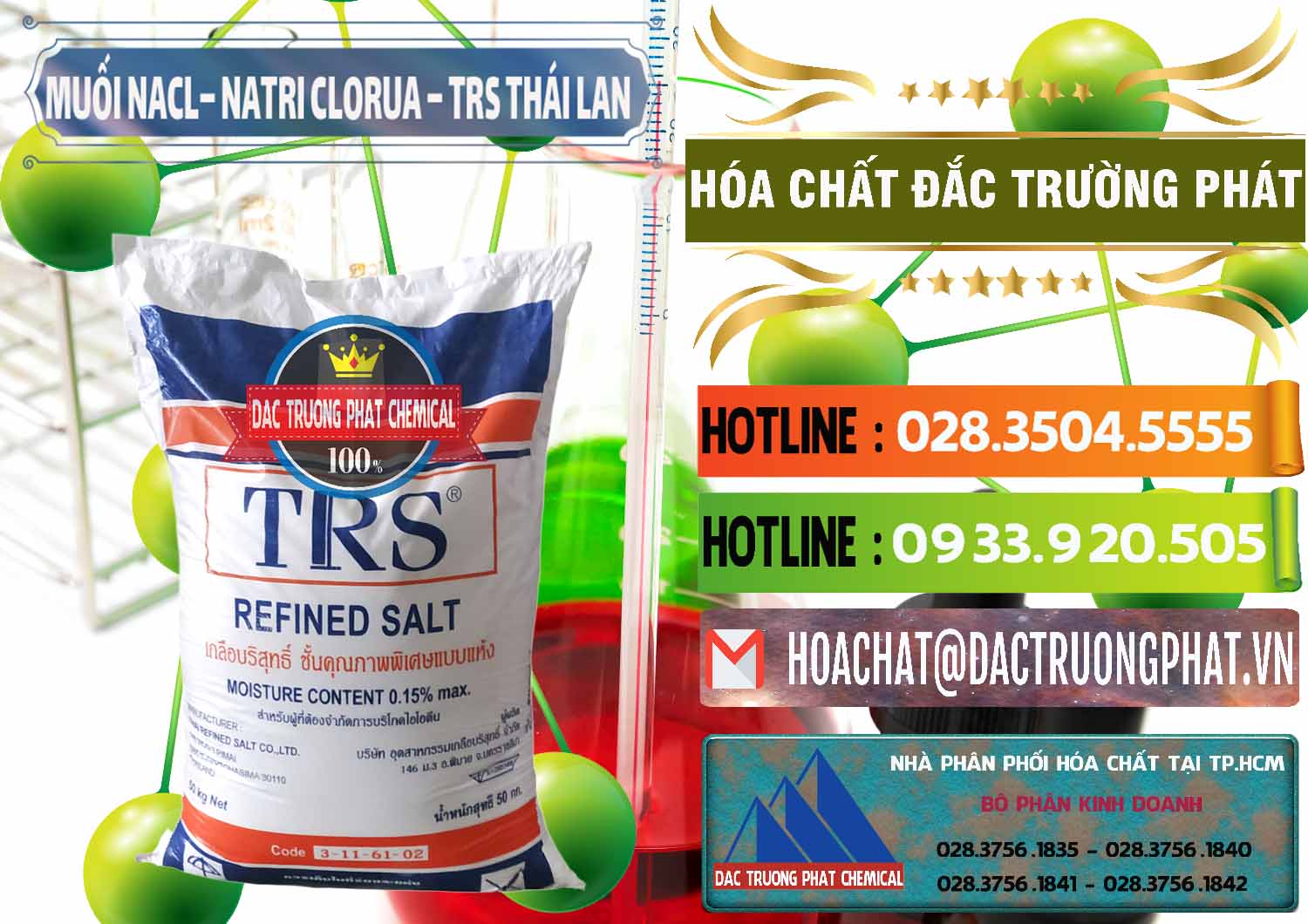 Đơn vị phân phối ( bán ) Muối NaCL – Sodium Chloride TRS Thái Lan - 0096 - Đơn vị cung cấp _ nhập khẩu hóa chất tại TP.HCM - cungcaphoachat.com.vn