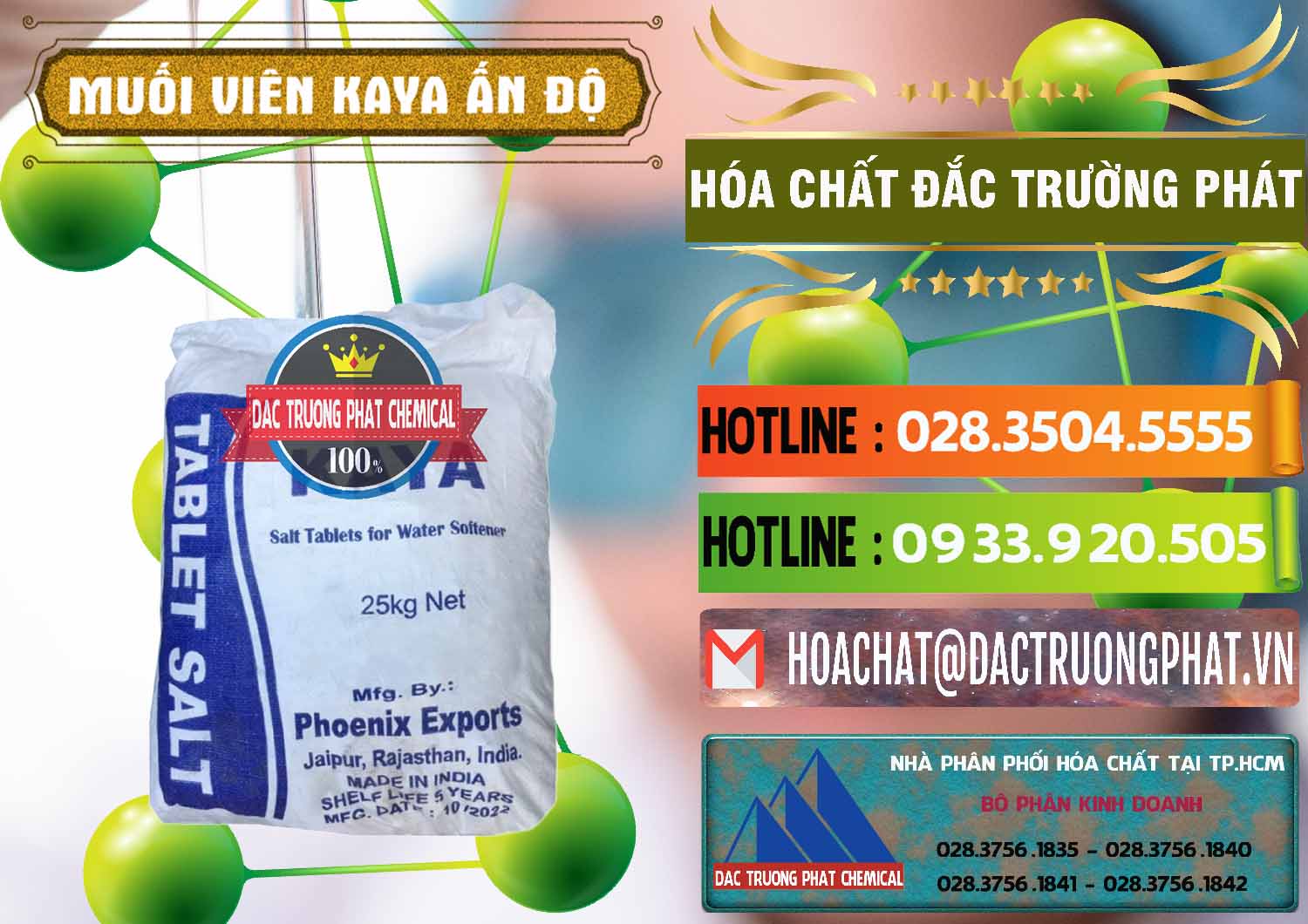 Công ty chuyên bán & phân phối Muối NaCL – Sodium Chloride Dạng Viên Tablets Kaya Ấn Độ India - 0368 - Công ty chuyên cung cấp và nhập khẩu hóa chất tại TP.HCM - cungcaphoachat.com.vn