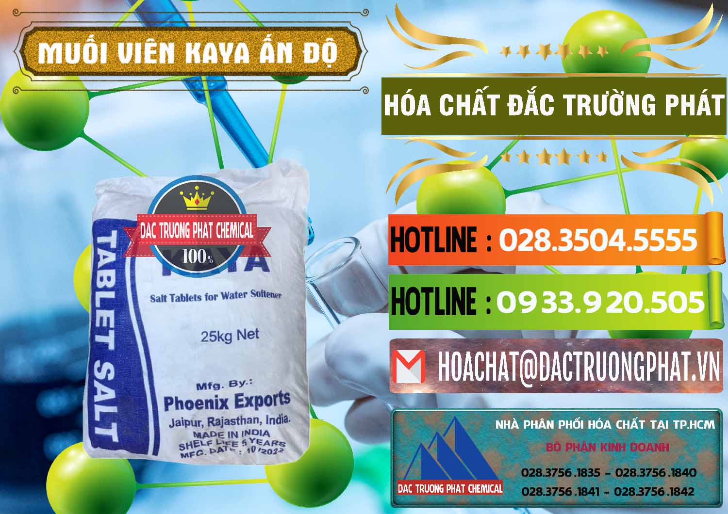 Đơn vị cung ứng ( bán ) Muối NaCL – Sodium Chloride Dạng Viên Tablets Kaya Ấn Độ India - 0368 - Đơn vị chuyên bán ( cung cấp ) hóa chất tại TP.HCM - cungcaphoachat.com.vn