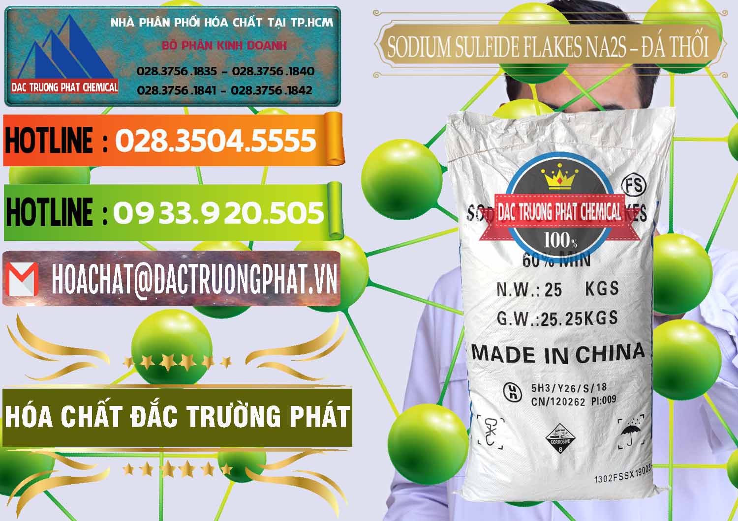 Nhà nhập khẩu & bán Sodium Sulfide Flakes NA2S – Đá Thối Đỏ Trung Quốc China - 0150 - Cty bán và cung cấp hóa chất tại TP.HCM - cungcaphoachat.com.vn