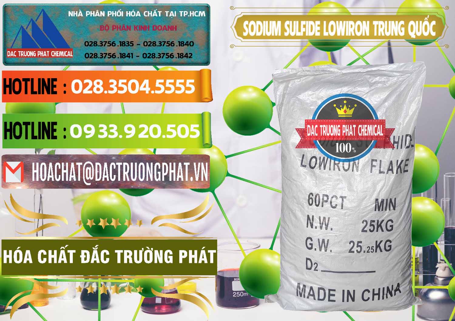 Chuyên cung ứng ( bán ) Sodium Sulfide NA2S – Đá Thối Lowiron Trung Quốc China - 0227 - Cty chuyên bán _ phân phối hóa chất tại TP.HCM - cungcaphoachat.com.vn