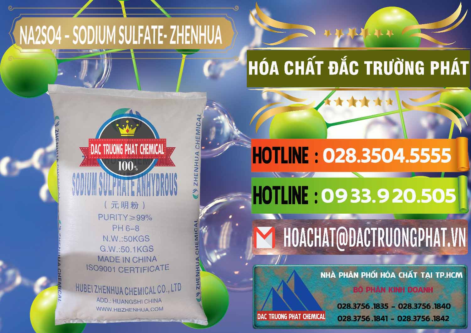 Cung ứng _ bán Sodium Sulphate - Muối Sunfat Na2SO4 Zhenhua Trung Quốc China - 0101 - Nơi phân phối _ cung cấp hóa chất tại TP.HCM - cungcaphoachat.com.vn