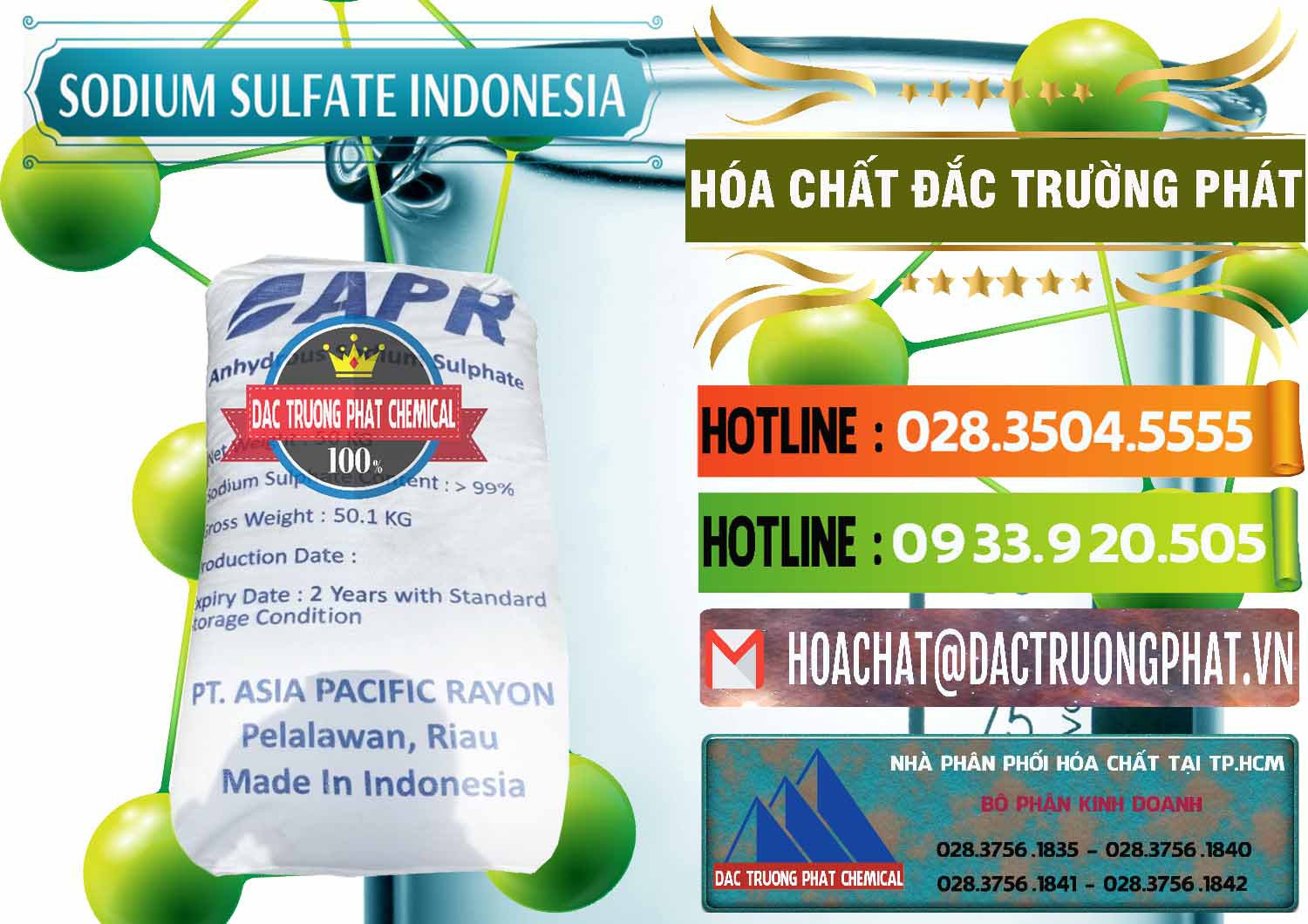 Đơn vị chuyên bán ( cung cấp ) Sodium Sulphate - Muối Sunfat Na2SO4 APR Indonesia - 0460 - Cty phân phối và cung cấp hóa chất tại TP.HCM - cungcaphoachat.com.vn