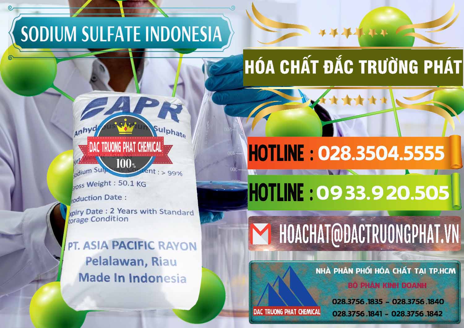 Nơi chuyên kinh doanh - bán Sodium Sulphate - Muối Sunfat Na2SO4 APR Indonesia - 0460 - Đơn vị chuyên phân phối và bán hóa chất tại TP.HCM - cungcaphoachat.com.vn