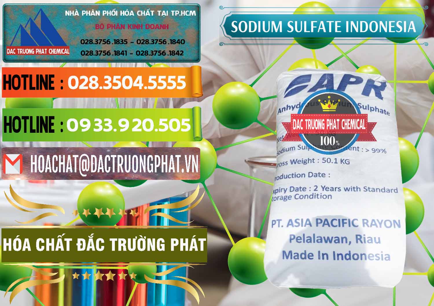 Công ty kinh doanh - bán Sodium Sulphate - Muối Sunfat Na2SO4 APR Indonesia - 0460 - Nhập khẩu _ cung cấp hóa chất tại TP.HCM - cungcaphoachat.com.vn