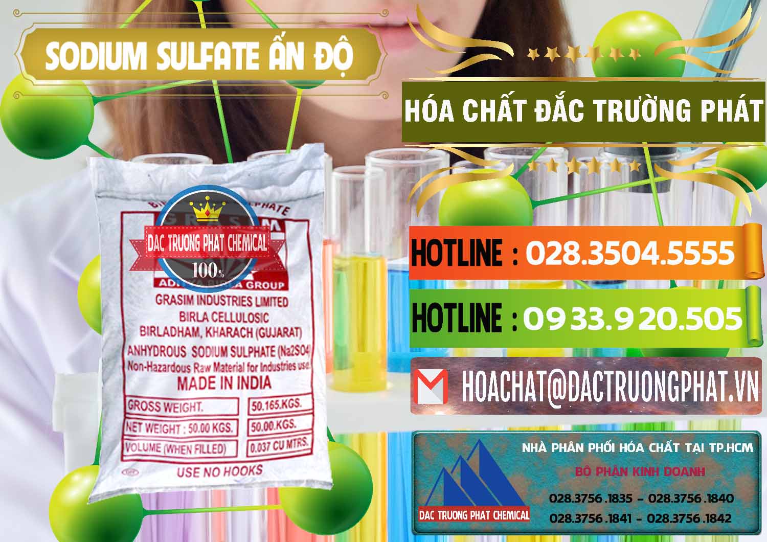 Công ty cung ứng - bán Sodium Sulphate - Muối Sunfat Na2SO4 Aditya Birla Grasim Ấn Độ India - 0462 - Nơi bán - cung cấp hóa chất tại TP.HCM - cungcaphoachat.com.vn