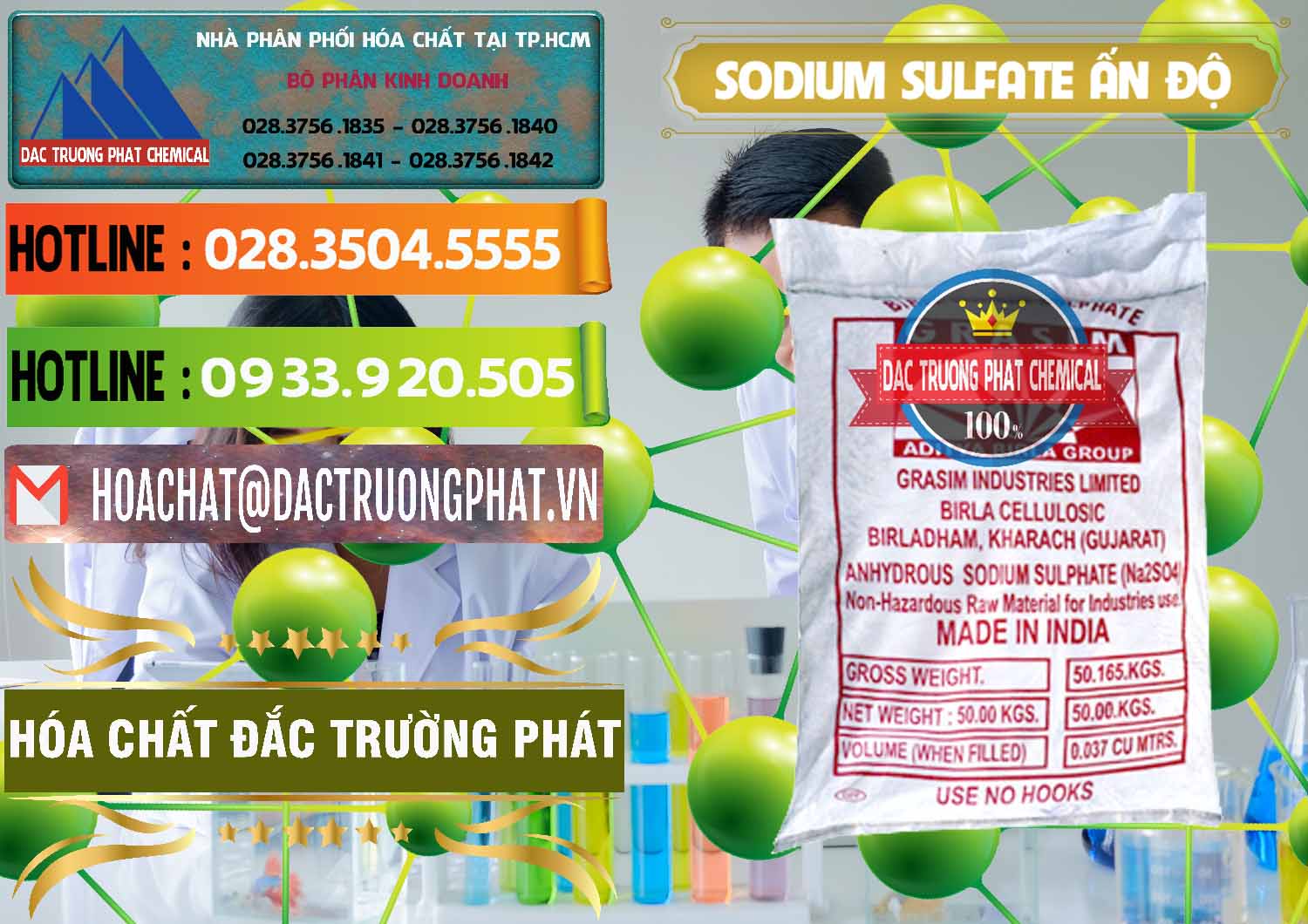 Cty chuyên cung cấp và bán Sodium Sulphate - Muối Sunfat Na2SO4 Aditya Birla Grasim Ấn Độ India - 0462 - Công ty kinh doanh ( phân phối ) hóa chất tại TP.HCM - cungcaphoachat.com.vn