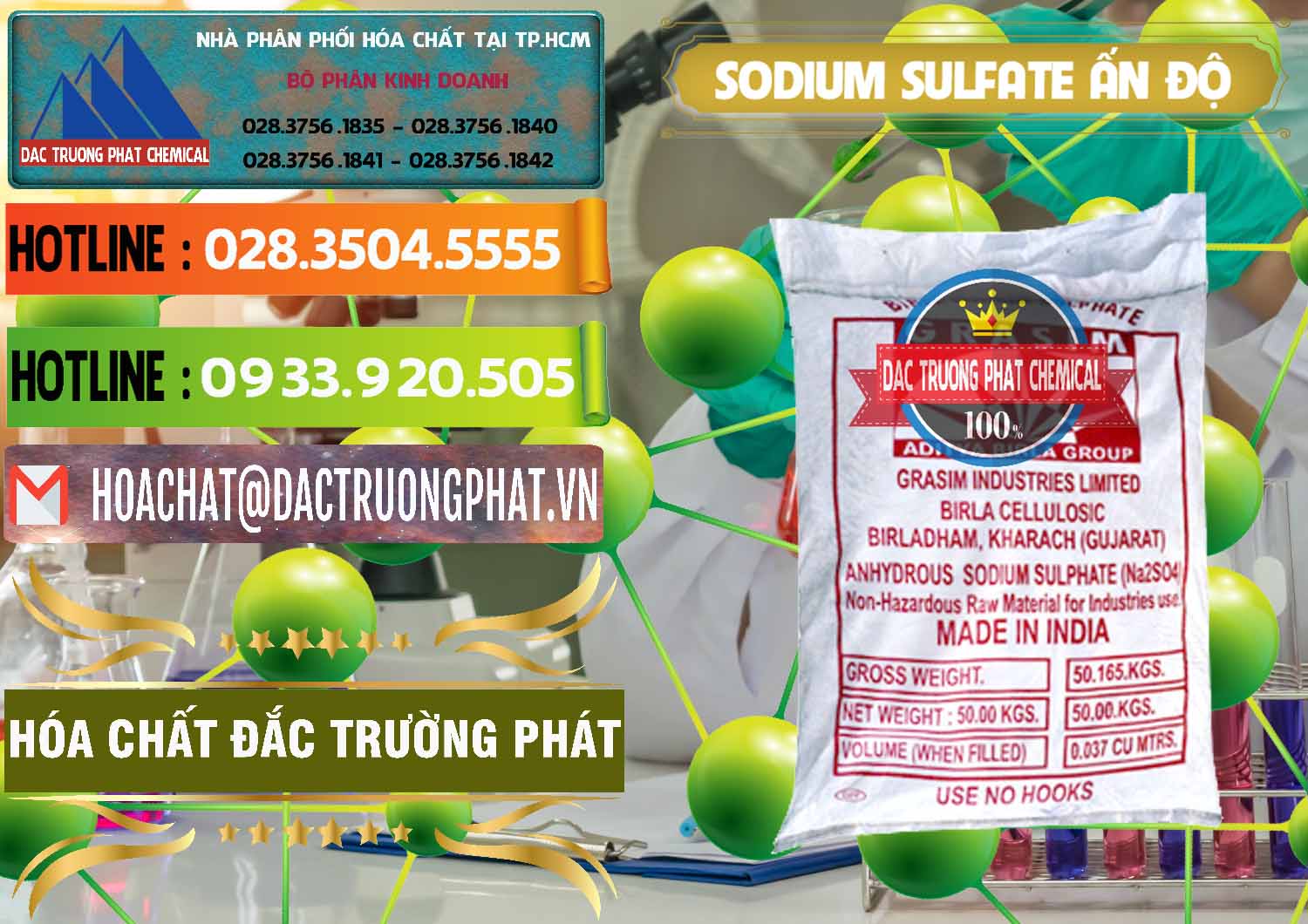 Bán - phân phối Sodium Sulphate - Muối Sunfat Na2SO4 Aditya Birla Grasim Ấn Độ India - 0462 - Kinh doanh & phân phối hóa chất tại TP.HCM - cungcaphoachat.com.vn