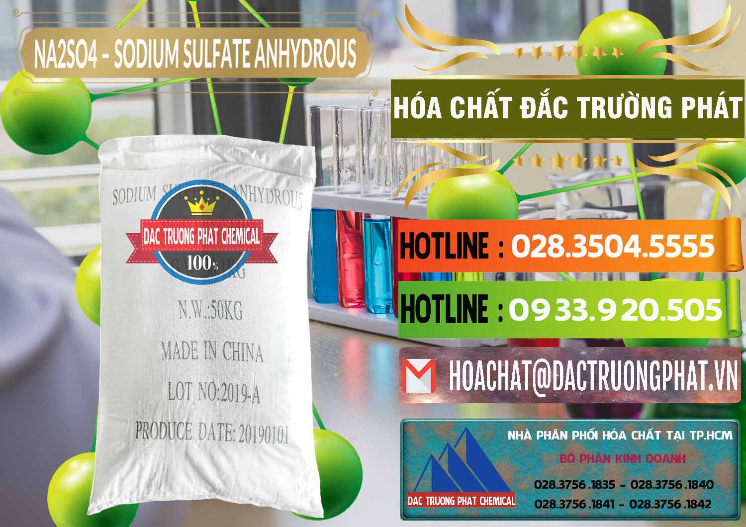 Đơn vị chuyên cung ứng & bán Sodium Sulphate - Muối Sunfat Na2SO4 PH 6-8 Trung Quốc China - 0099 - Cty cung ứng và phân phối hóa chất tại TP.HCM - cungcaphoachat.com.vn