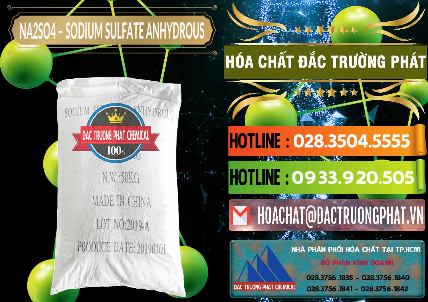Cung cấp & bán Sodium Sulphate - Muối Sunfat Na2SO4 PH 6-8 Trung Quốc China - 0099 - Cty phân phối & nhập khẩu hóa chất tại TP.HCM - cungcaphoachat.com.vn