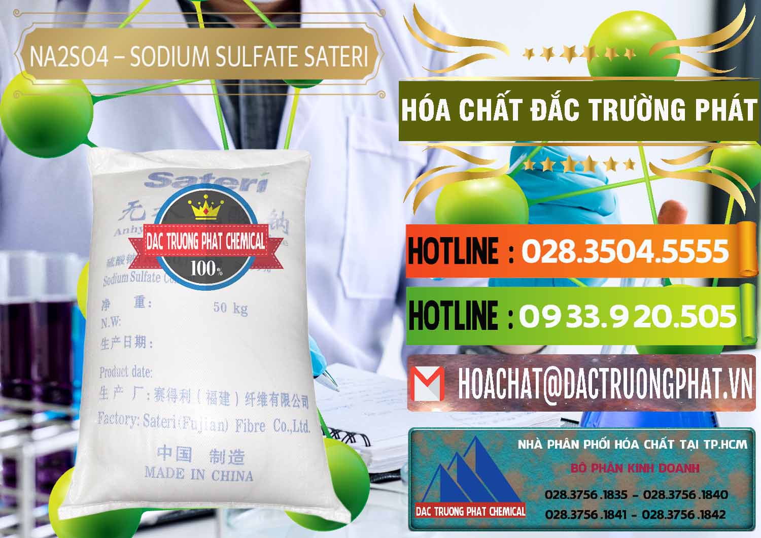 Sodium Sulphate - Muối Sunfat Na2SO4 Sateri Trung Quốc China Đơn vị bán _ phân phối Sodium Sulphate - Muối Sunfat Na2SO4 Sateri Trung Quốc China - 0100 - Đơn vị phân phối ( cung cấp ) hóa chất tại TP.HCM - cungcaphoachat.com.vn