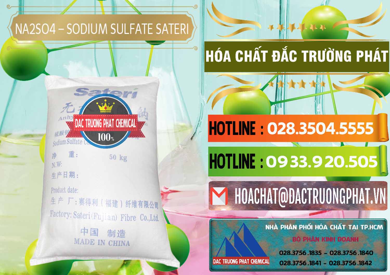 Sodium Sulphate - Muối Sunfat Na2SO4 Sateri Trung Quốc China Cty chuyên bán và cung cấp Sodium Sulphate - Muối Sunfat Na2SO4 Sateri Trung Quốc China - 0100 - Công ty bán ( cung cấp ) hóa chất tại TP.HCM - cungcaphoachat.com.vn
