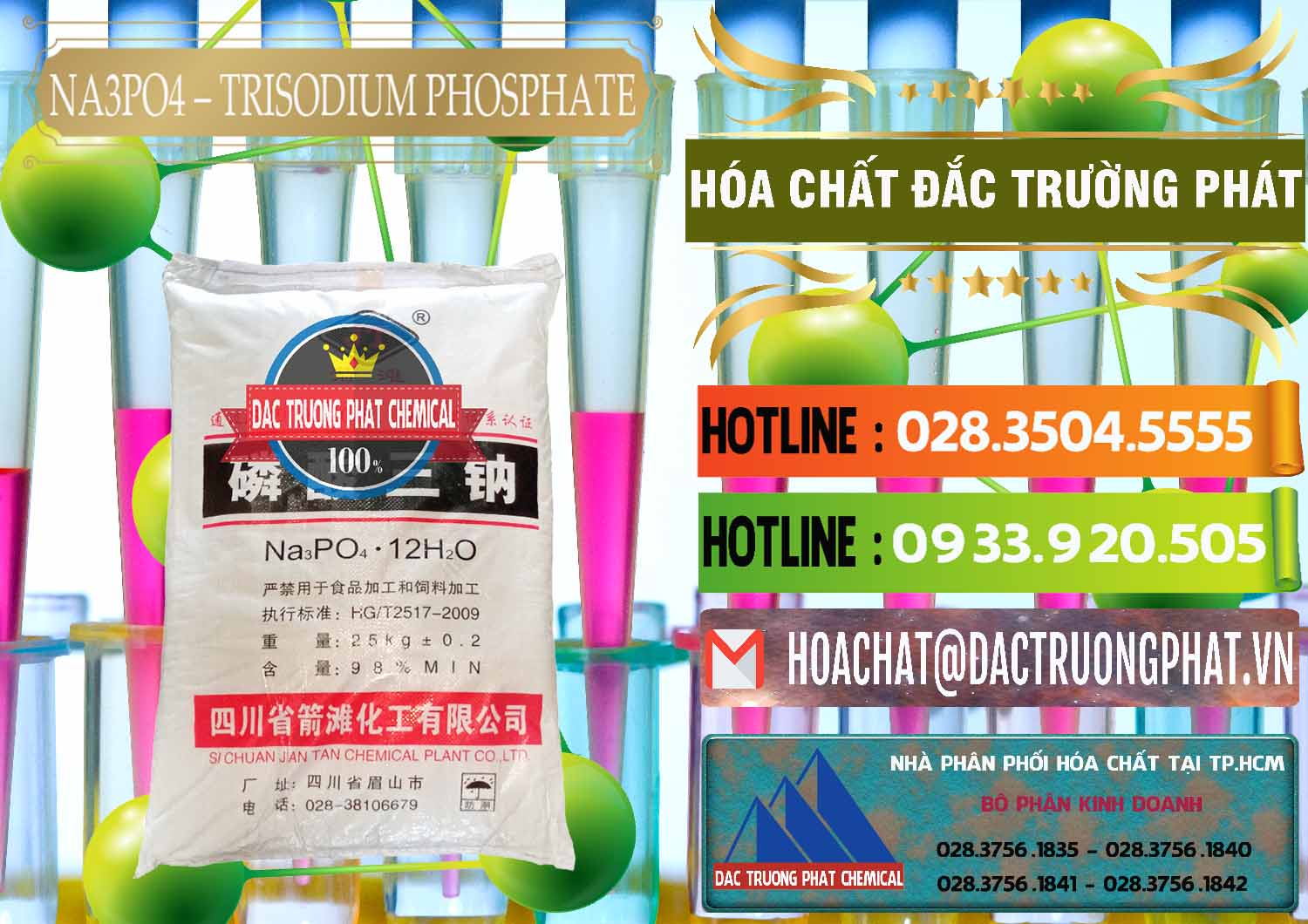 Đơn vị chuyên phân phối & bán Na3PO4 – Trisodium Phosphate Trung Quốc China JT - 0102 - Cty chuyên bán ( cung cấp ) hóa chất tại TP.HCM - cungcaphoachat.com.vn