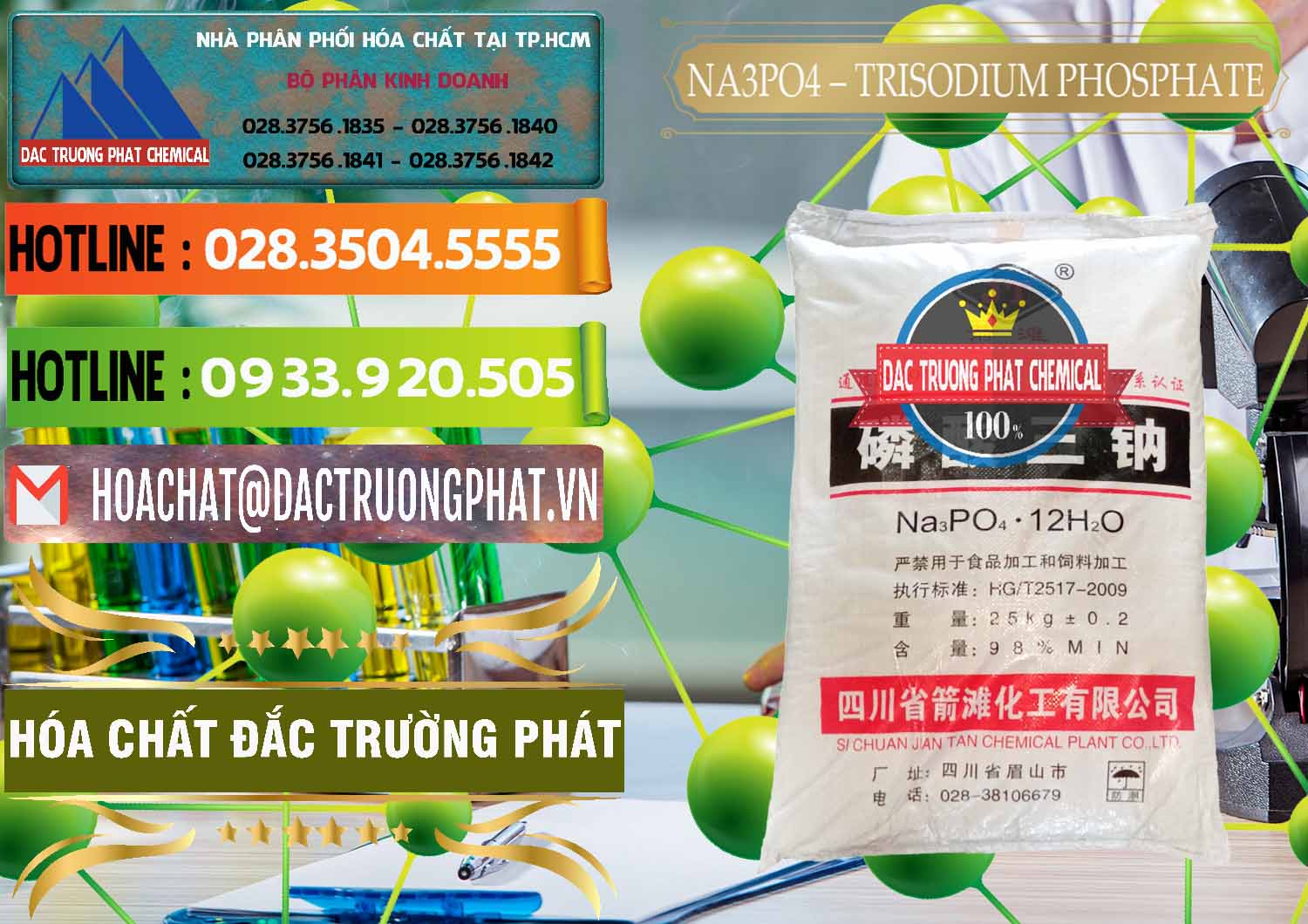 Công ty chuyên nhập khẩu & bán Na3PO4 – Trisodium Phosphate Trung Quốc China JT - 0102 - Công ty cung cấp & phân phối hóa chất tại TP.HCM - cungcaphoachat.com.vn