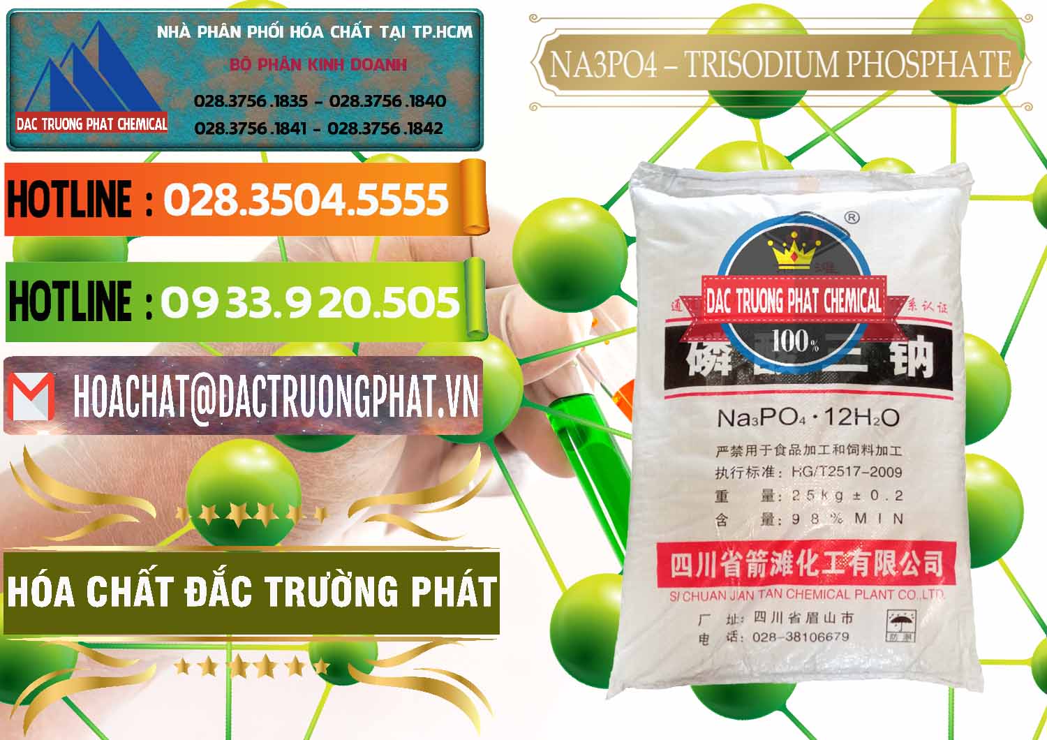 Công ty kinh doanh _ bán Na3PO4 – Trisodium Phosphate Trung Quốc China JT - 0102 - Nơi chuyên cung ứng - phân phối hóa chất tại TP.HCM - cungcaphoachat.com.vn