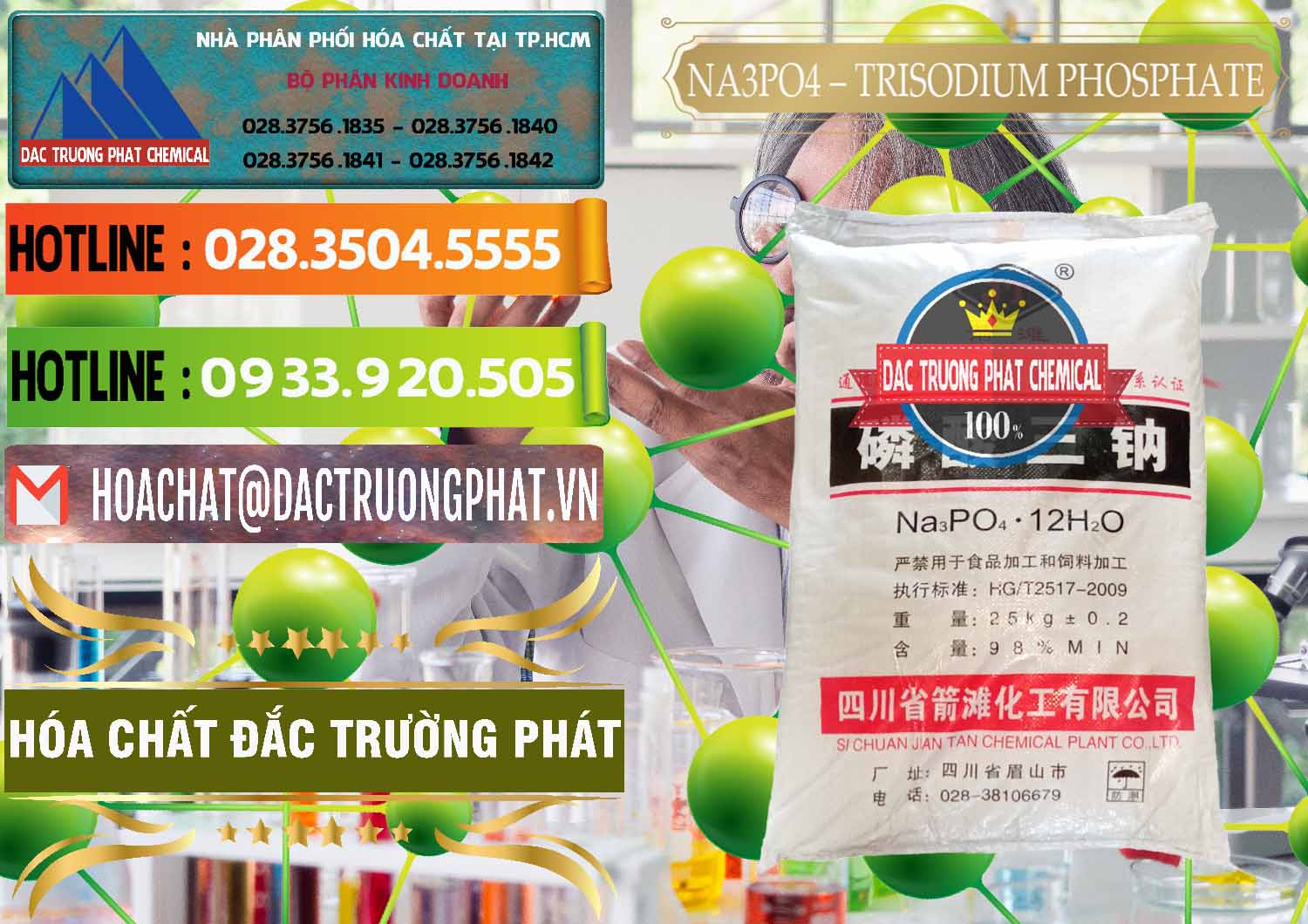 Phân phối - bán Na3PO4 – Trisodium Phosphate Trung Quốc China JT - 0102 - Nơi cung cấp & phân phối hóa chất tại TP.HCM - cungcaphoachat.com.vn