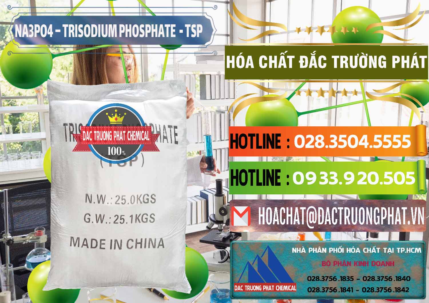 Cty chuyên phân phối ( bán ) Na3PO4 – Trisodium Phosphate Trung Quốc China TSP - 0103 - Công ty cung cấp ( phân phối ) hóa chất tại TP.HCM - cungcaphoachat.com.vn