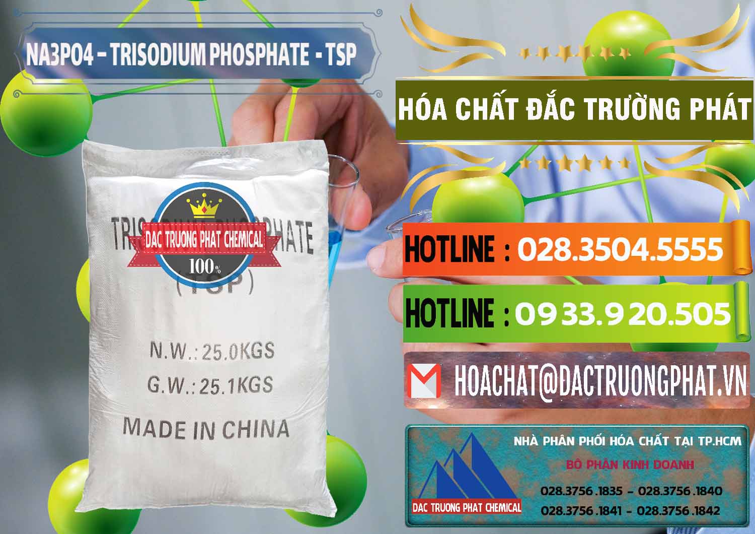 Đơn vị chuyên bán ( cung cấp ) Na3PO4 – Trisodium Phosphate Trung Quốc China TSP - 0103 - Chuyên cung cấp và nhập khẩu hóa chất tại TP.HCM - cungcaphoachat.com.vn