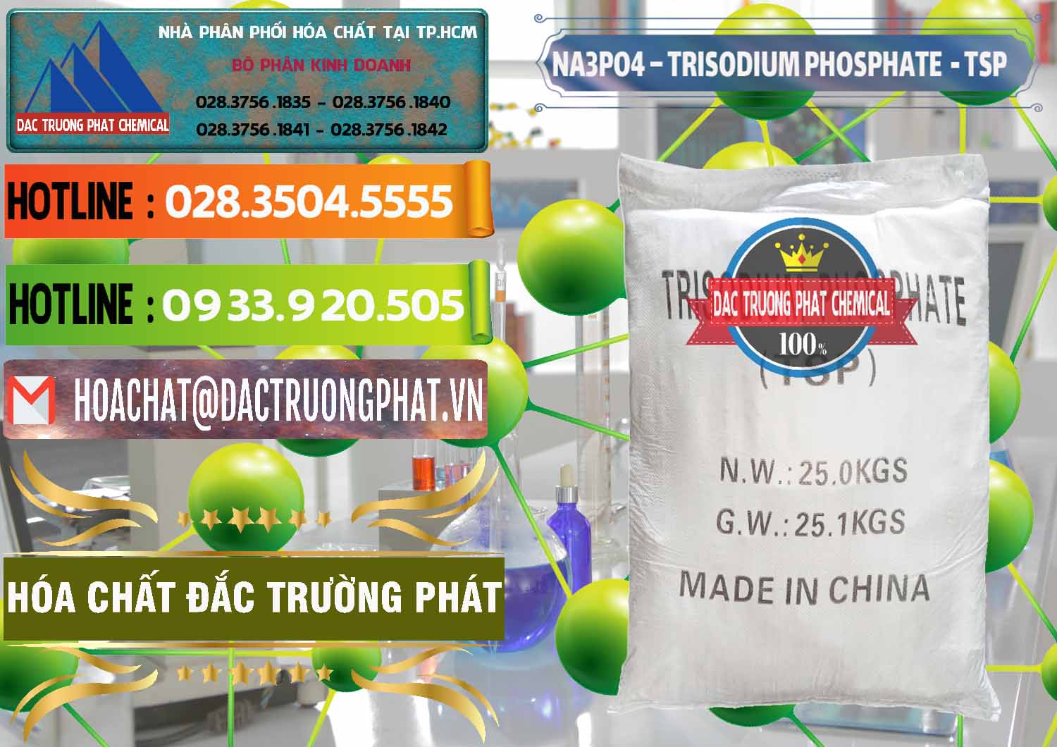 Nơi bán - cung ứng Na3PO4 – Trisodium Phosphate Trung Quốc China TSP - 0103 - Công ty nhập khẩu ( phân phối ) hóa chất tại TP.HCM - cungcaphoachat.com.vn