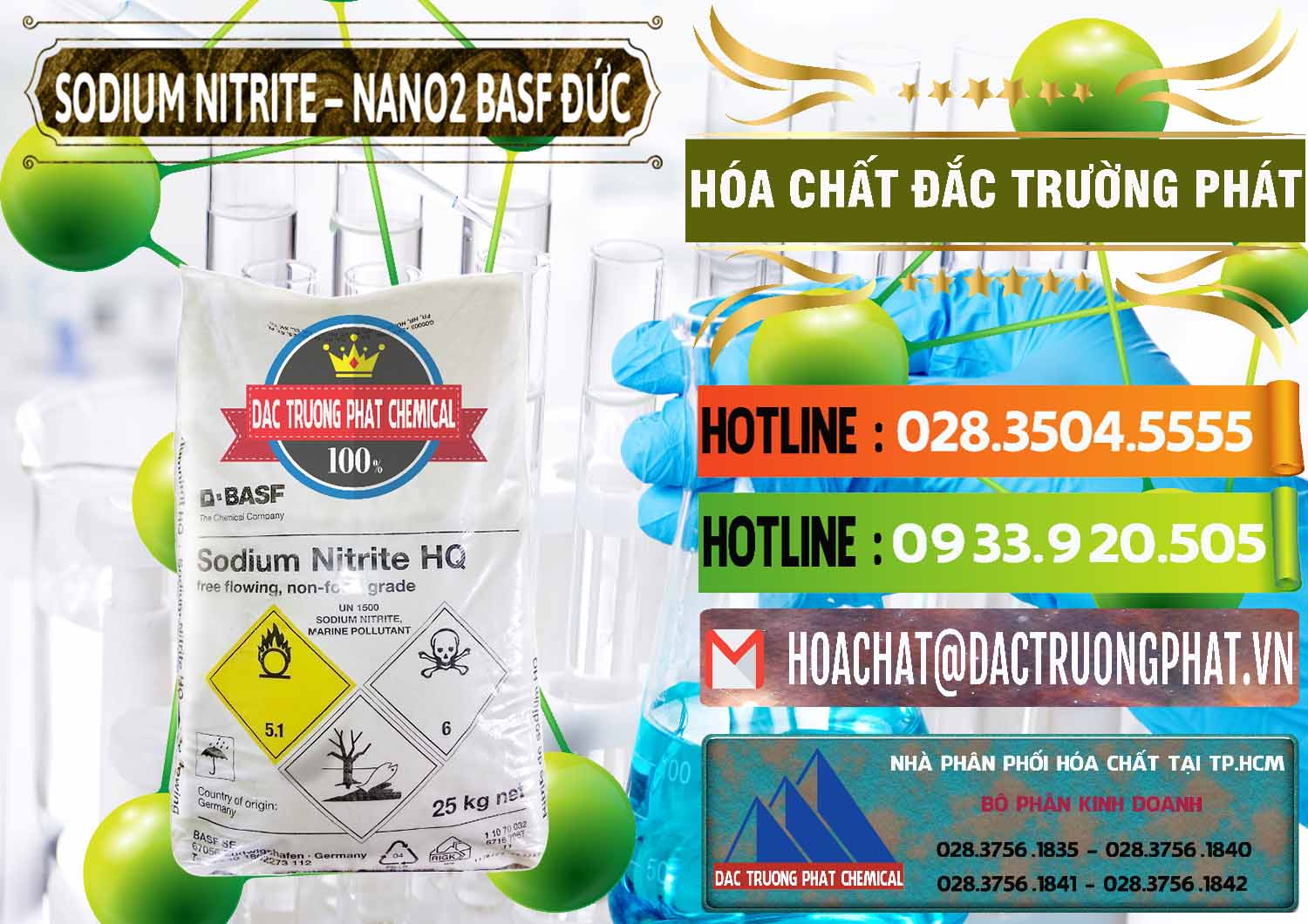 Nơi bán & cung cấp Sodium Nitrite - NANO2 Đức BASF Germany - 0148 - Cty nhập khẩu & phân phối hóa chất tại TP.HCM - cungcaphoachat.com.vn
