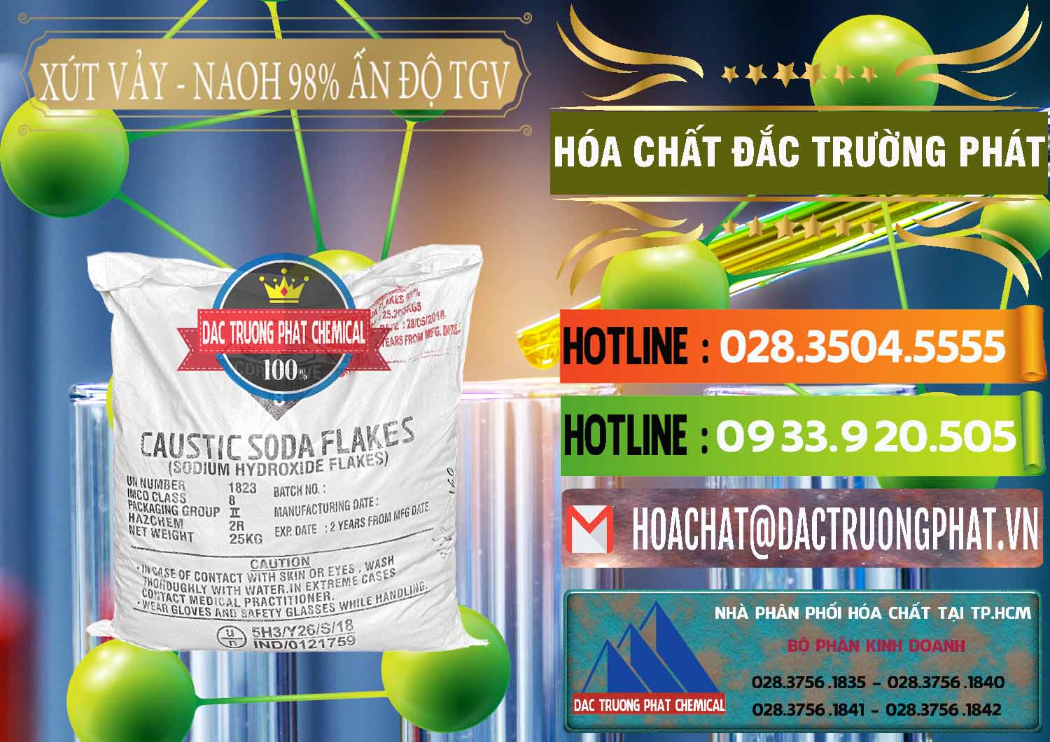 Cty cung cấp Œ bán hóa chất Natri Hidroxit Rắn Þ Caustic Soda Flakes 98% TGV Ấn Độ India Nơi cung ứng & bán Xút Vảy - NaOH Vảy 98% TGV Ấn Độ India - 0169 - Nơi cung cấp ( phân phối ) hóa chất tại TP.HCM - cungcaphoachat.com.vn